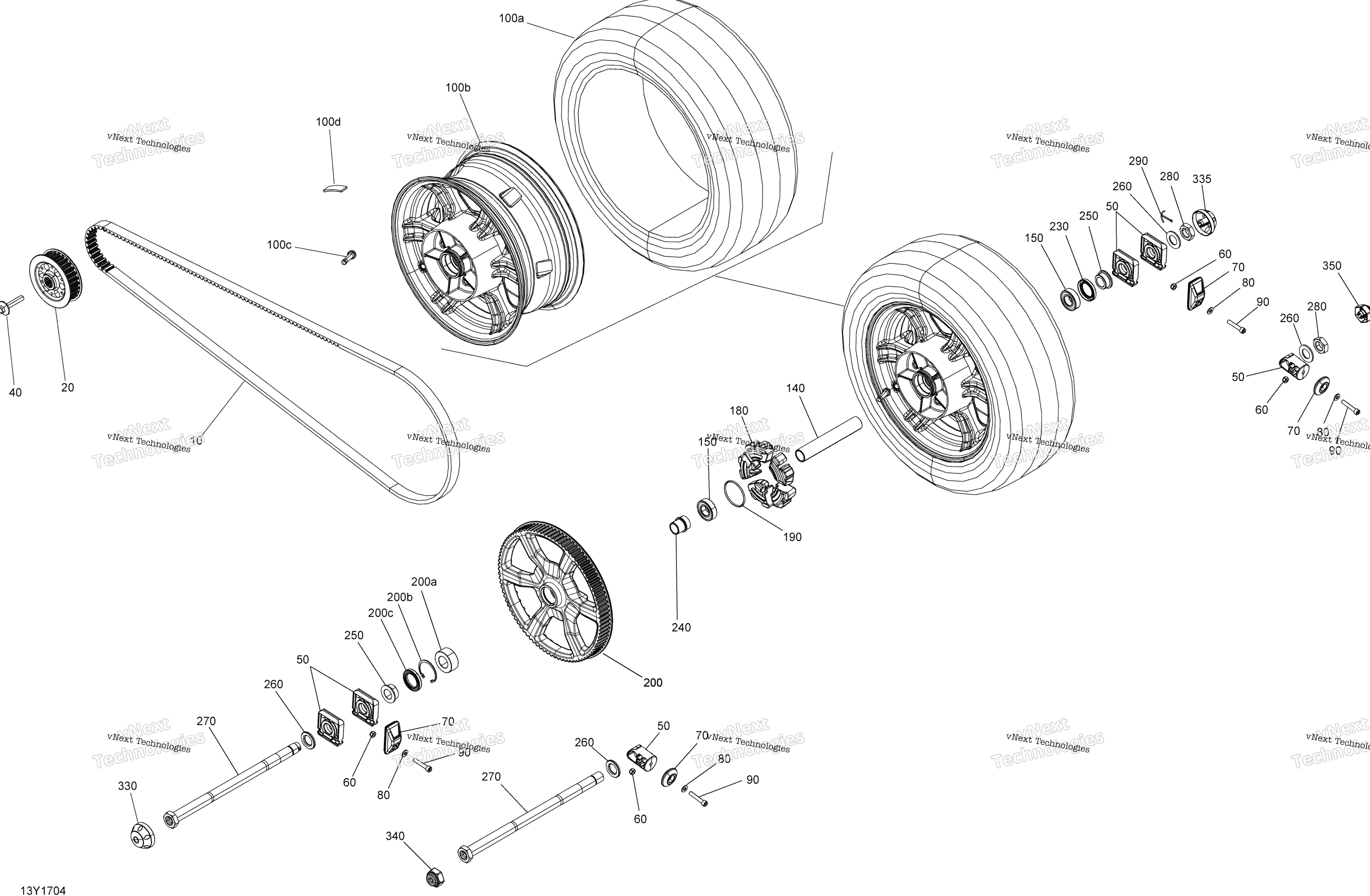 Привод System, Rear - All Models