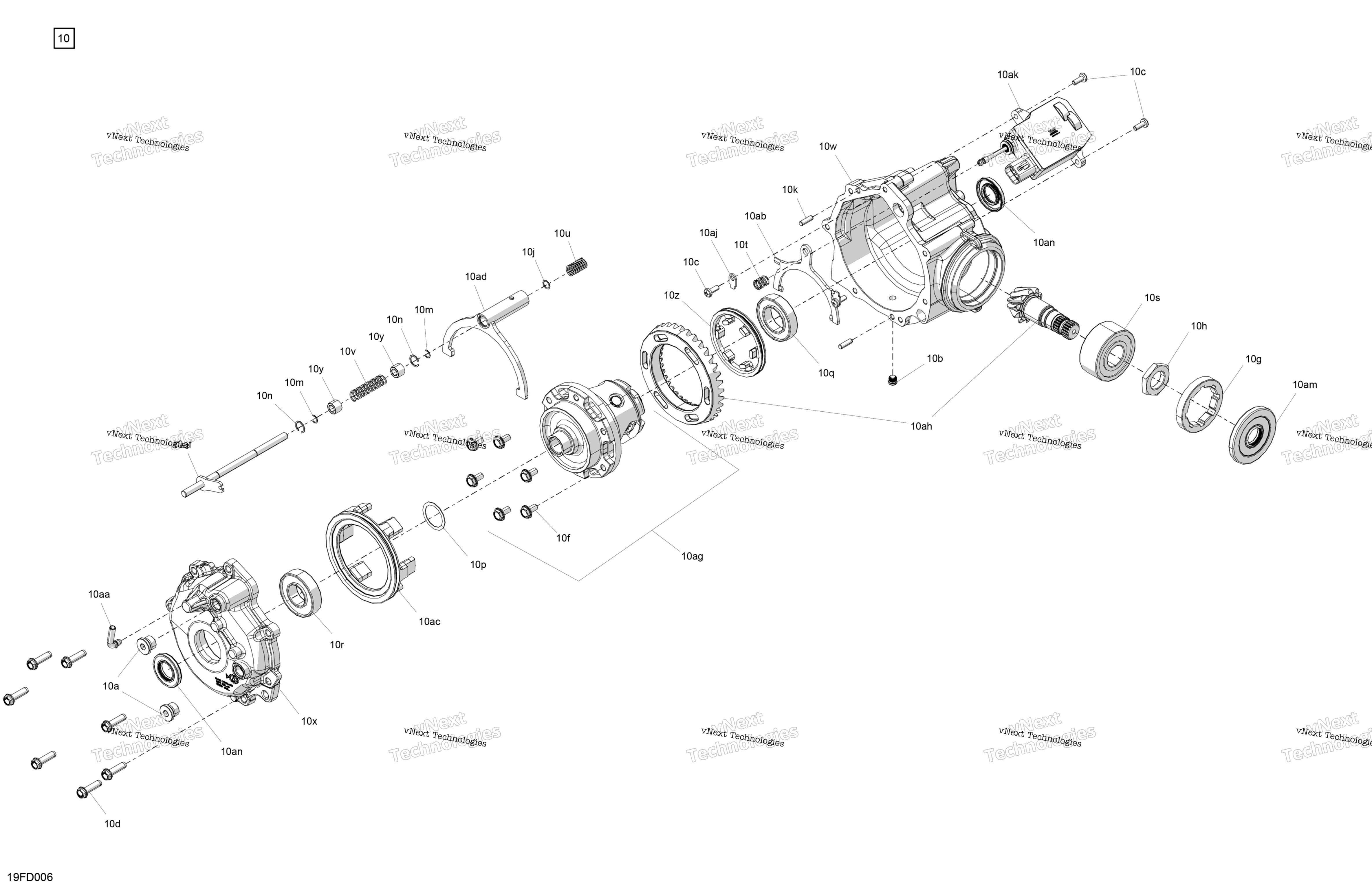 Привод - Front - Differential Parts