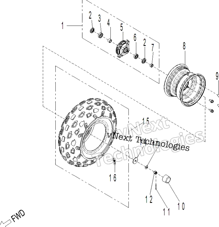 Привод - Front Wheel Xxc