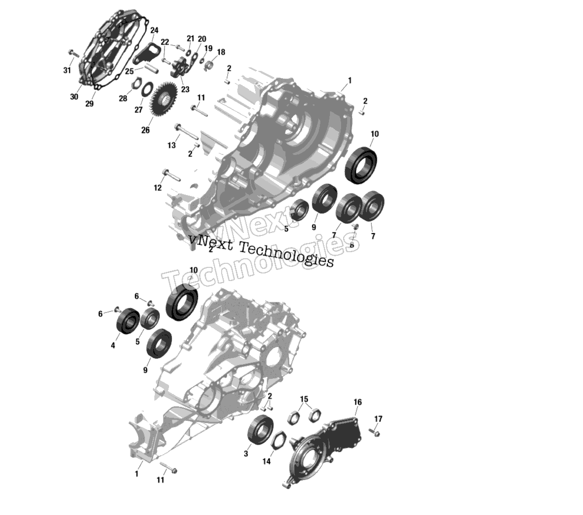 Rotax передача Box 1 686 881 Tremec