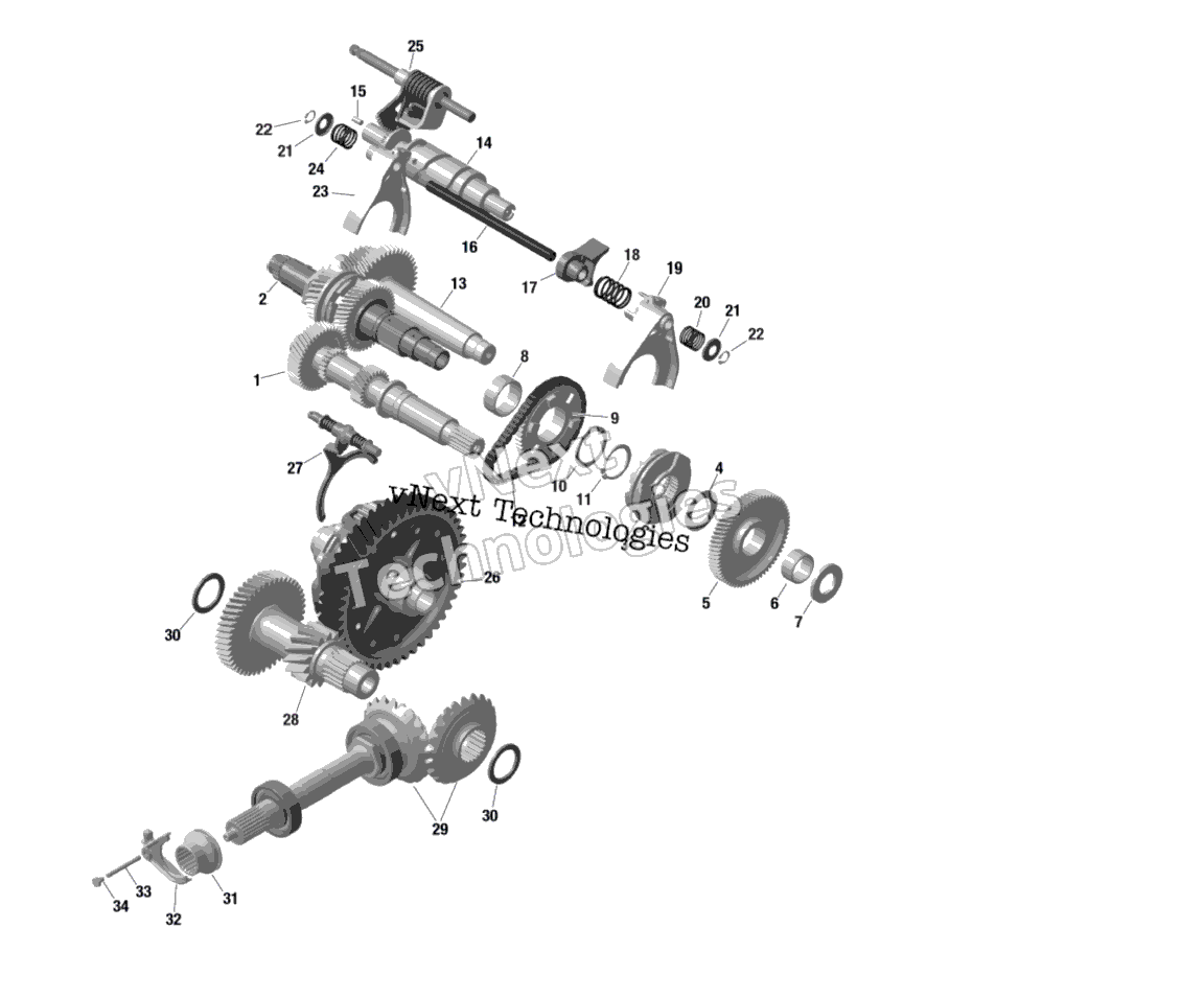 Rotax передача Box 2 686 881 Tremec