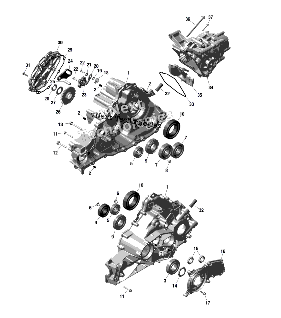 Rotax передача Box 1 686 888 Tremec