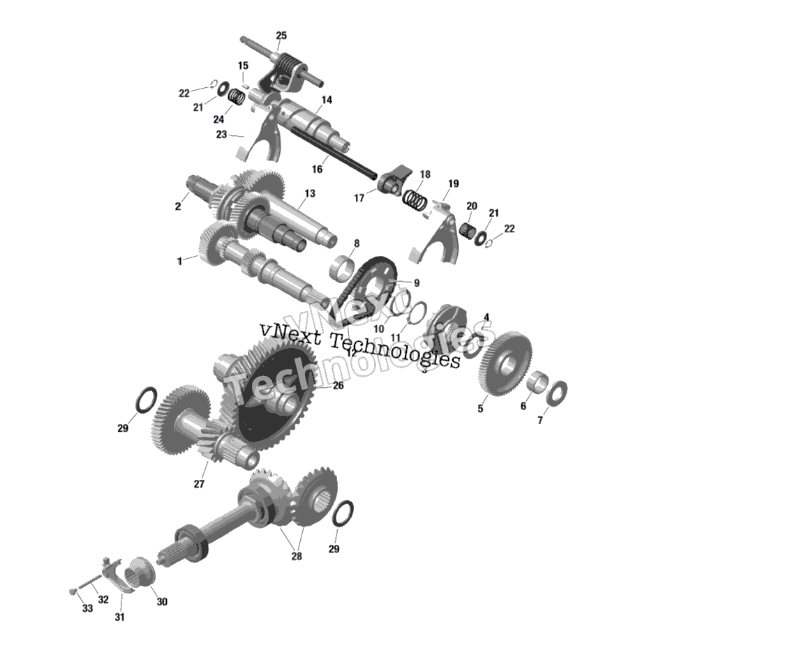 Rotax передача Box 2 686 882 Tremec