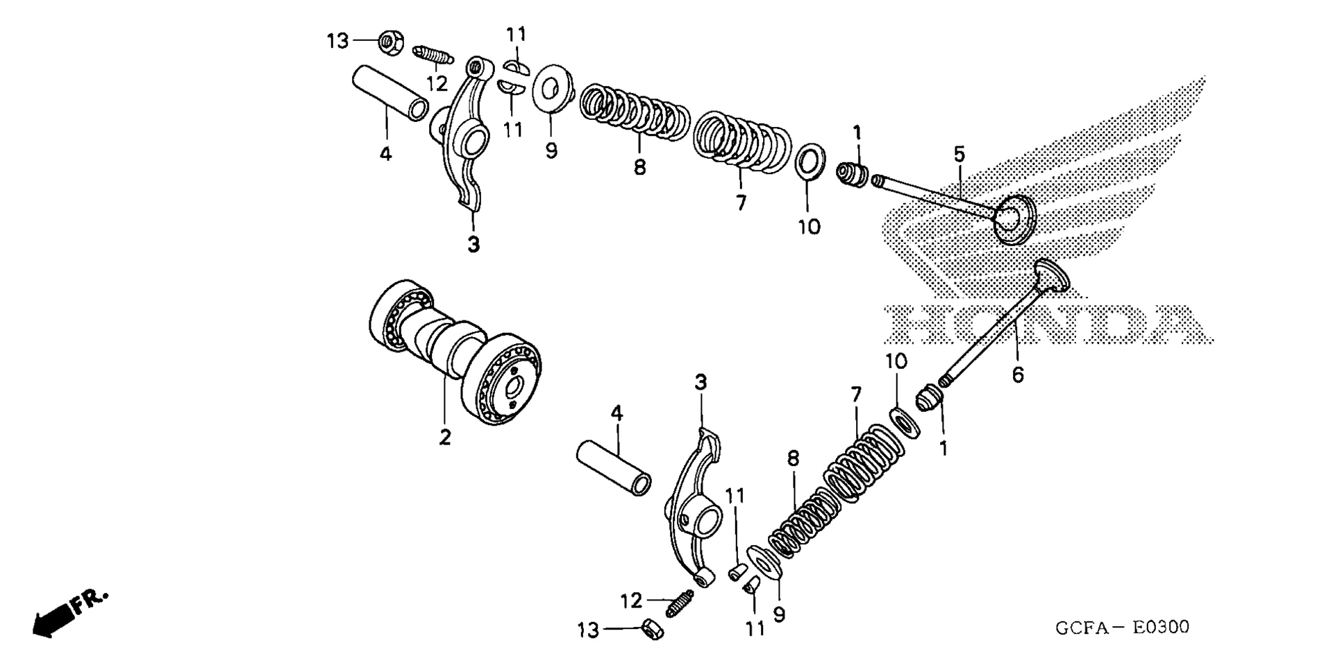 CAMSHAFT / клапан