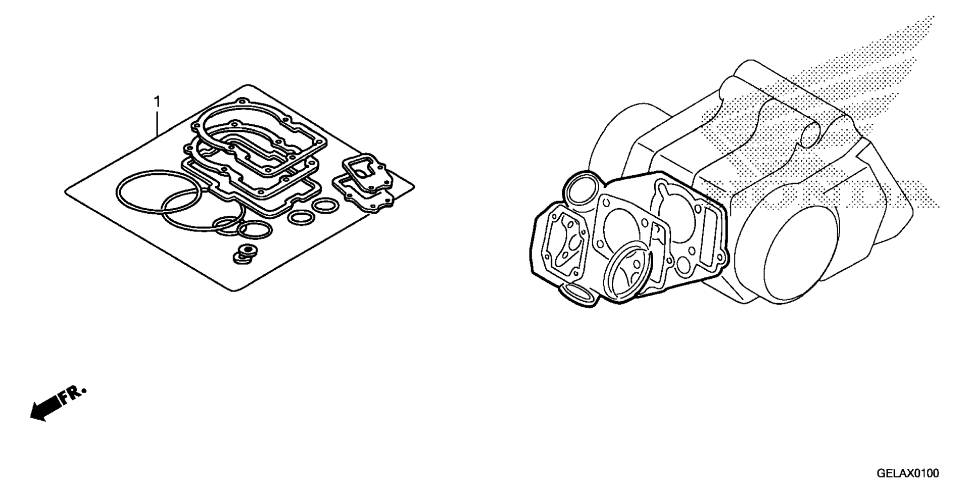 GASKET комплект A