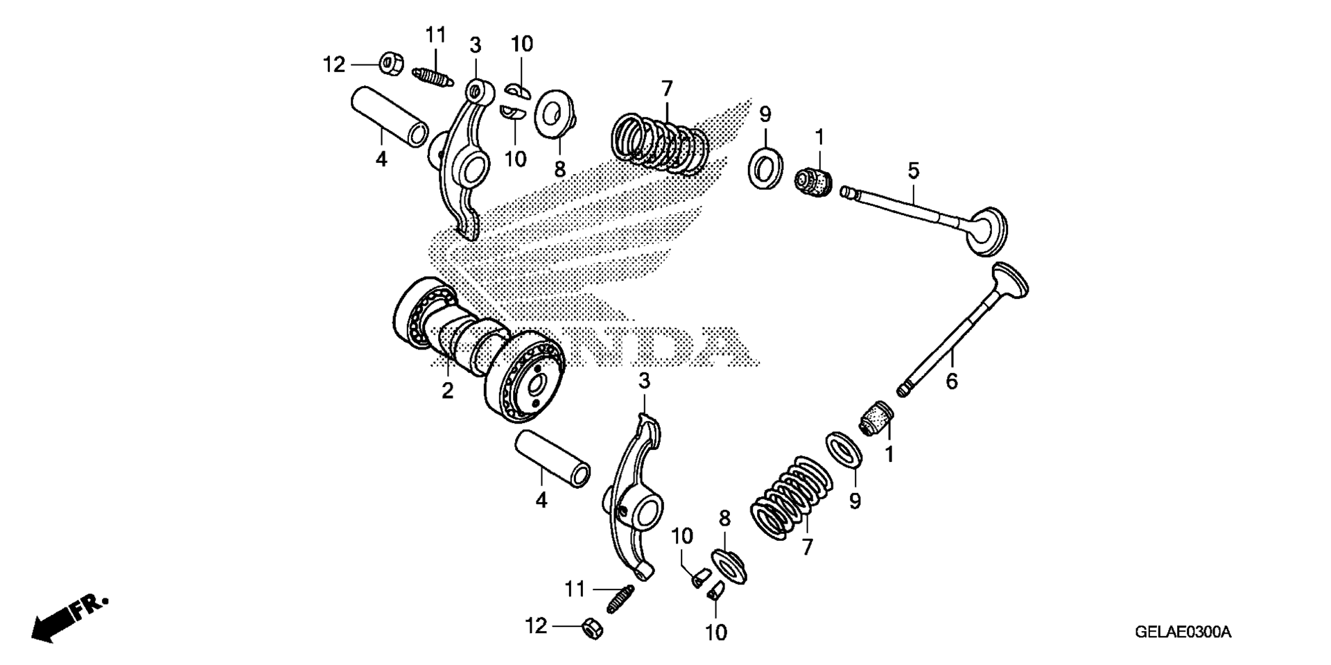 CAMSHAFT / клапан