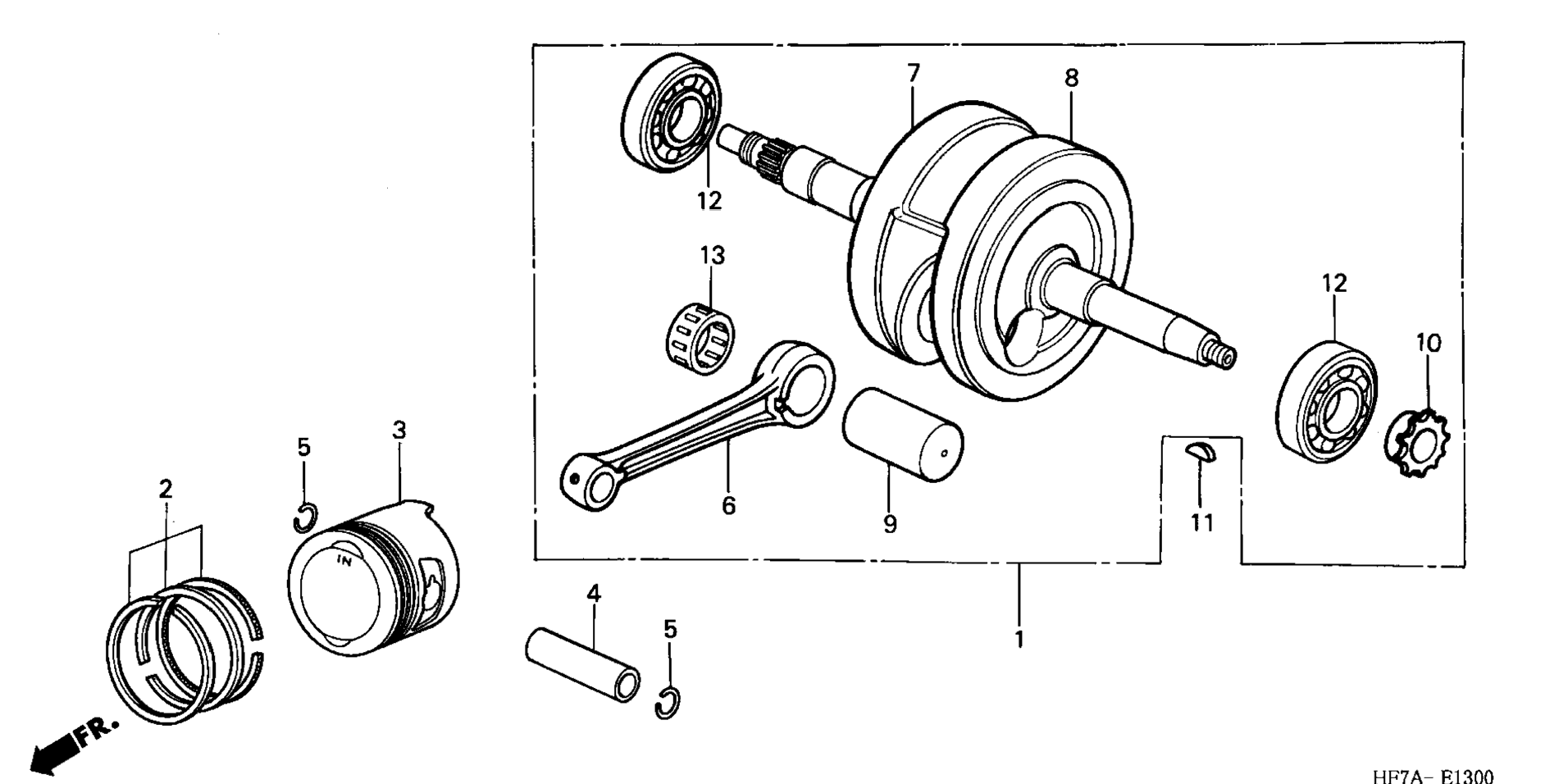 Коленчатый вал / PISTON
