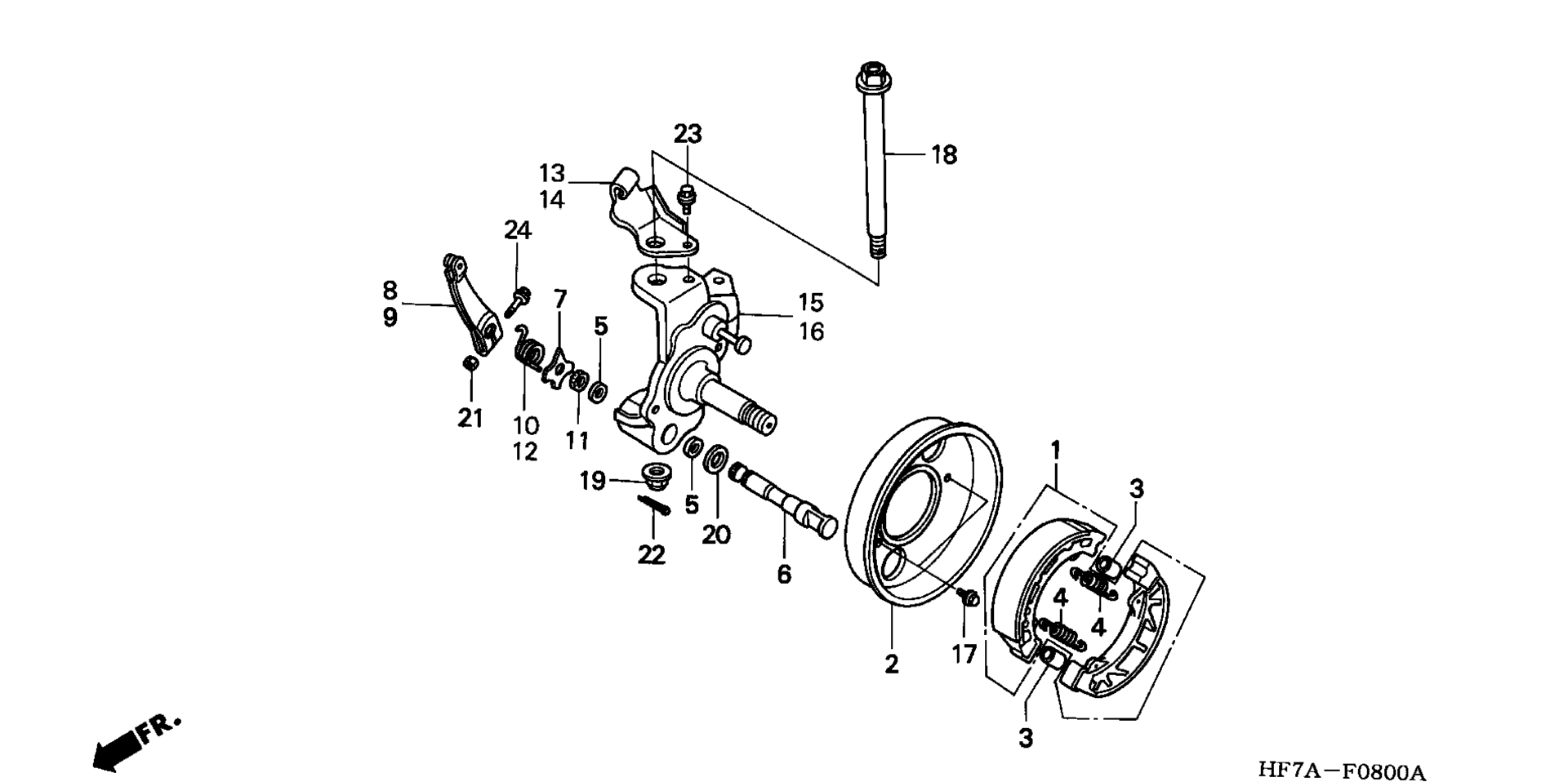 Передняя часть BRAKE PANEL