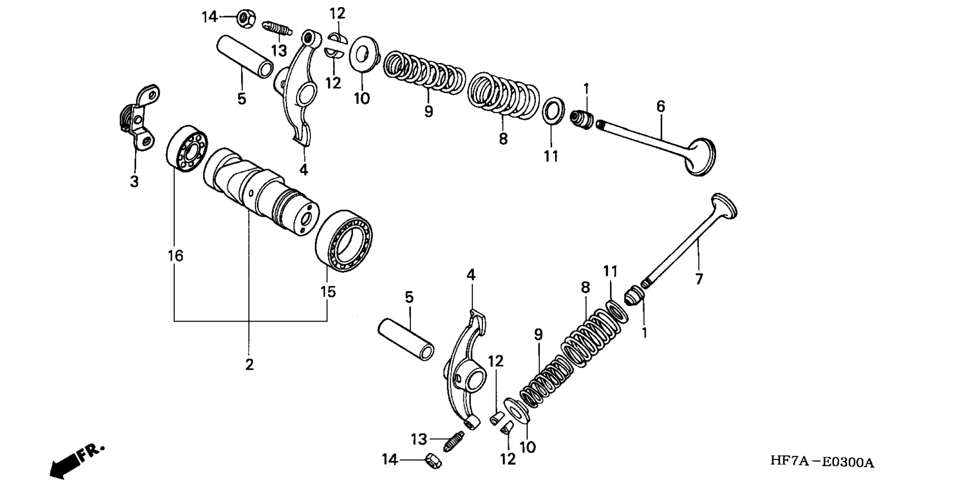 CAMSHAFT / клапан