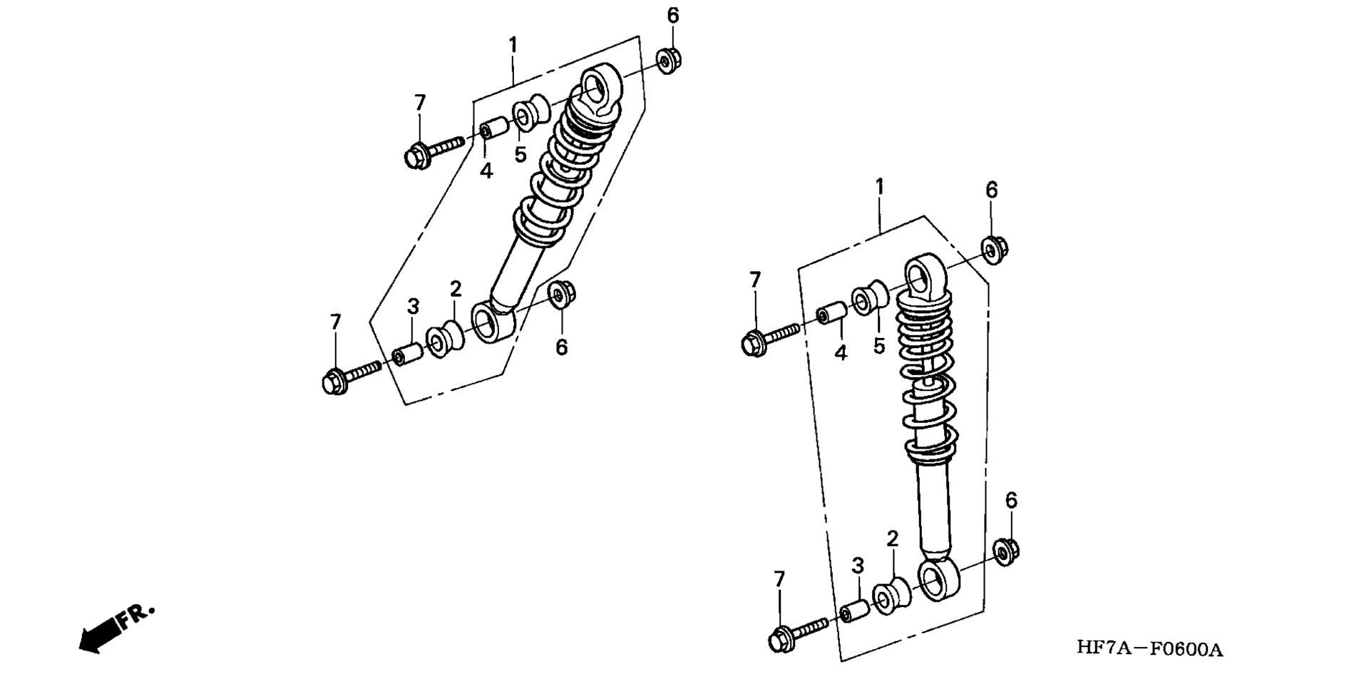 Передняя часть SHOCK ABSORBER