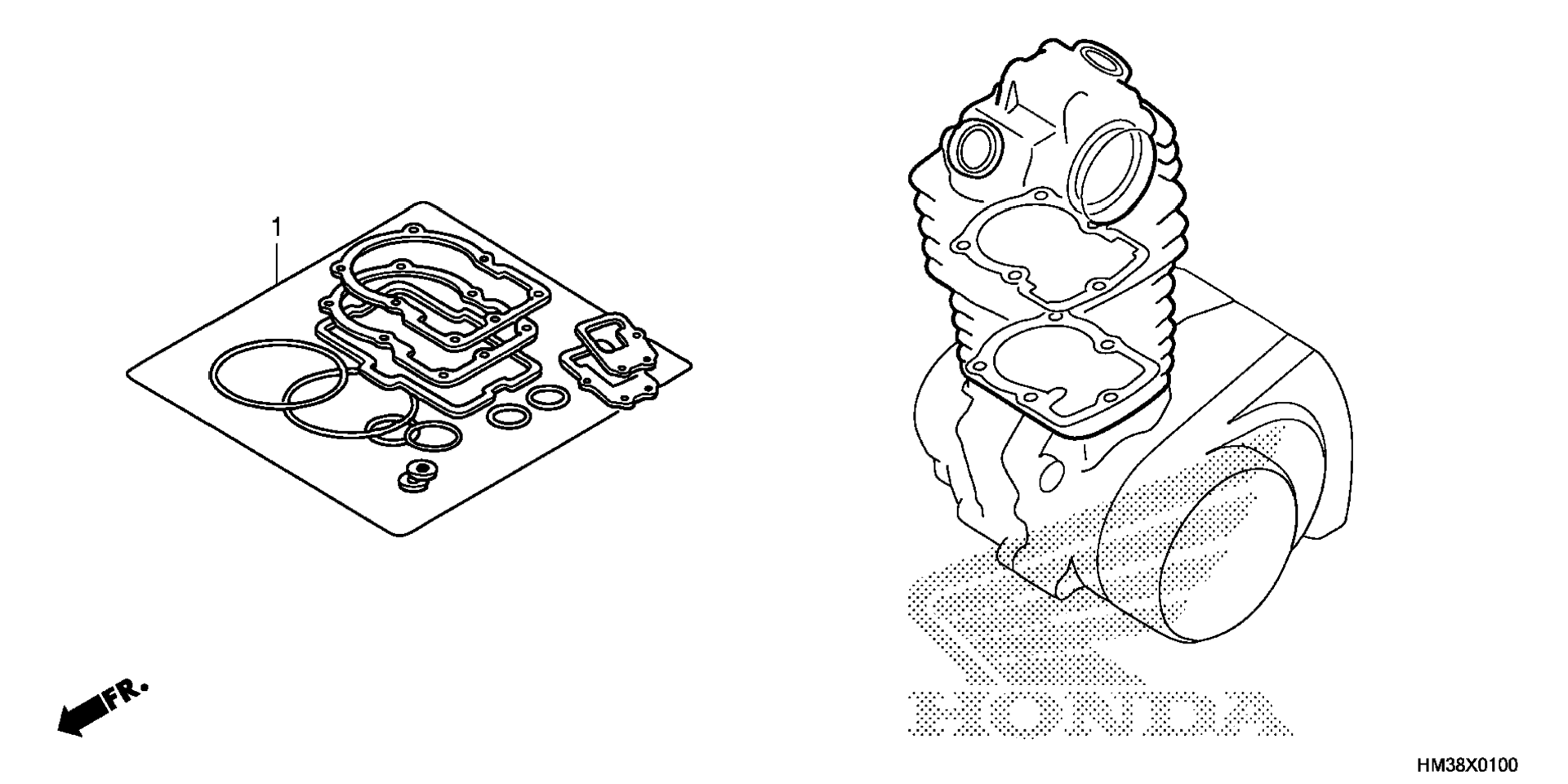 GASKET комплект A