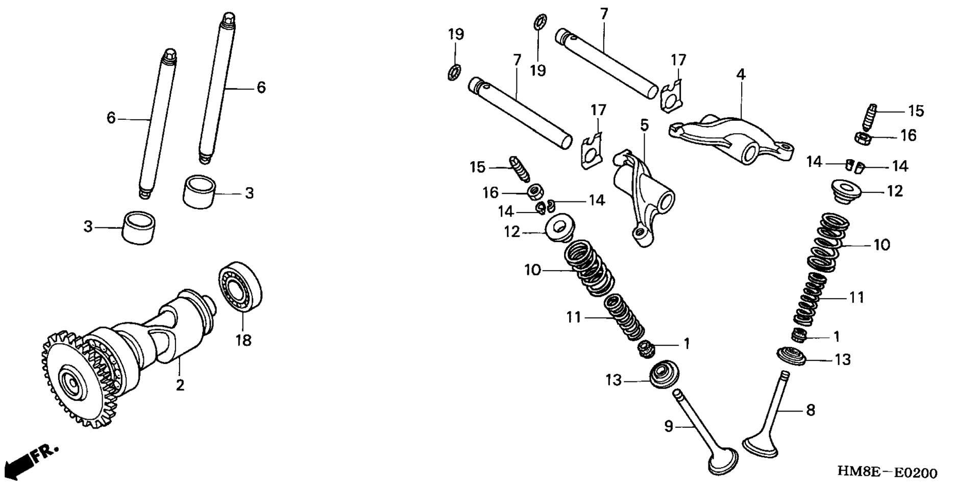CAMSHAFT / клапан