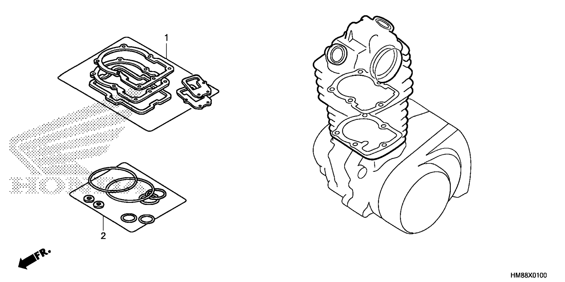 GASKET комплект A