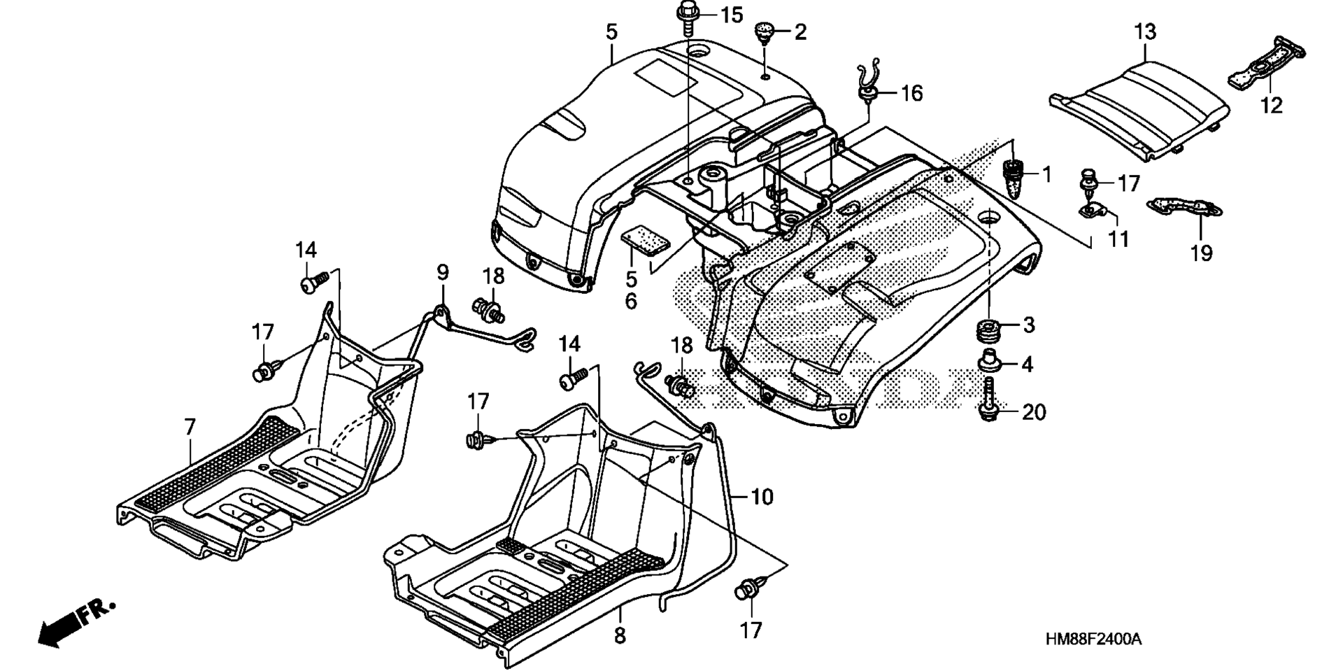 Заднее крыло