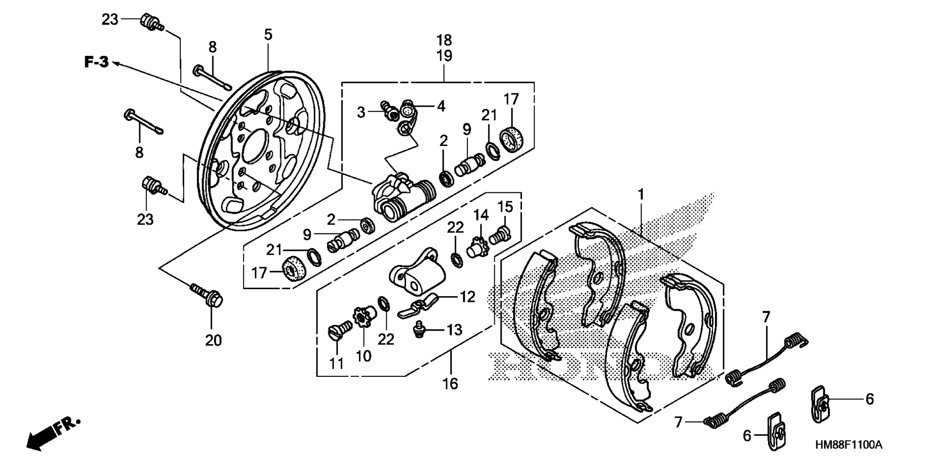 Передняя часть BRAKE PANEL