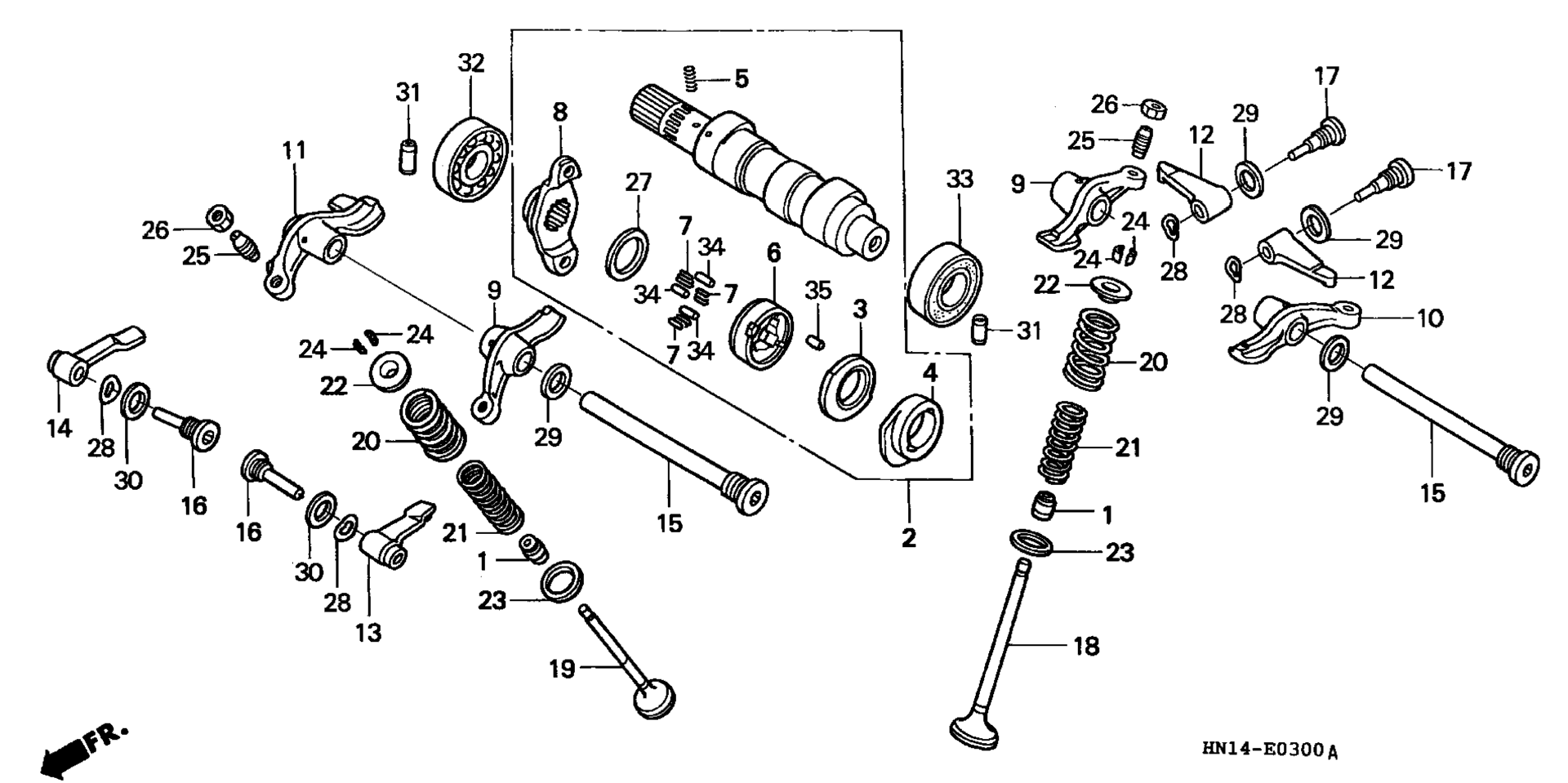 CAMSHAFT / клапан