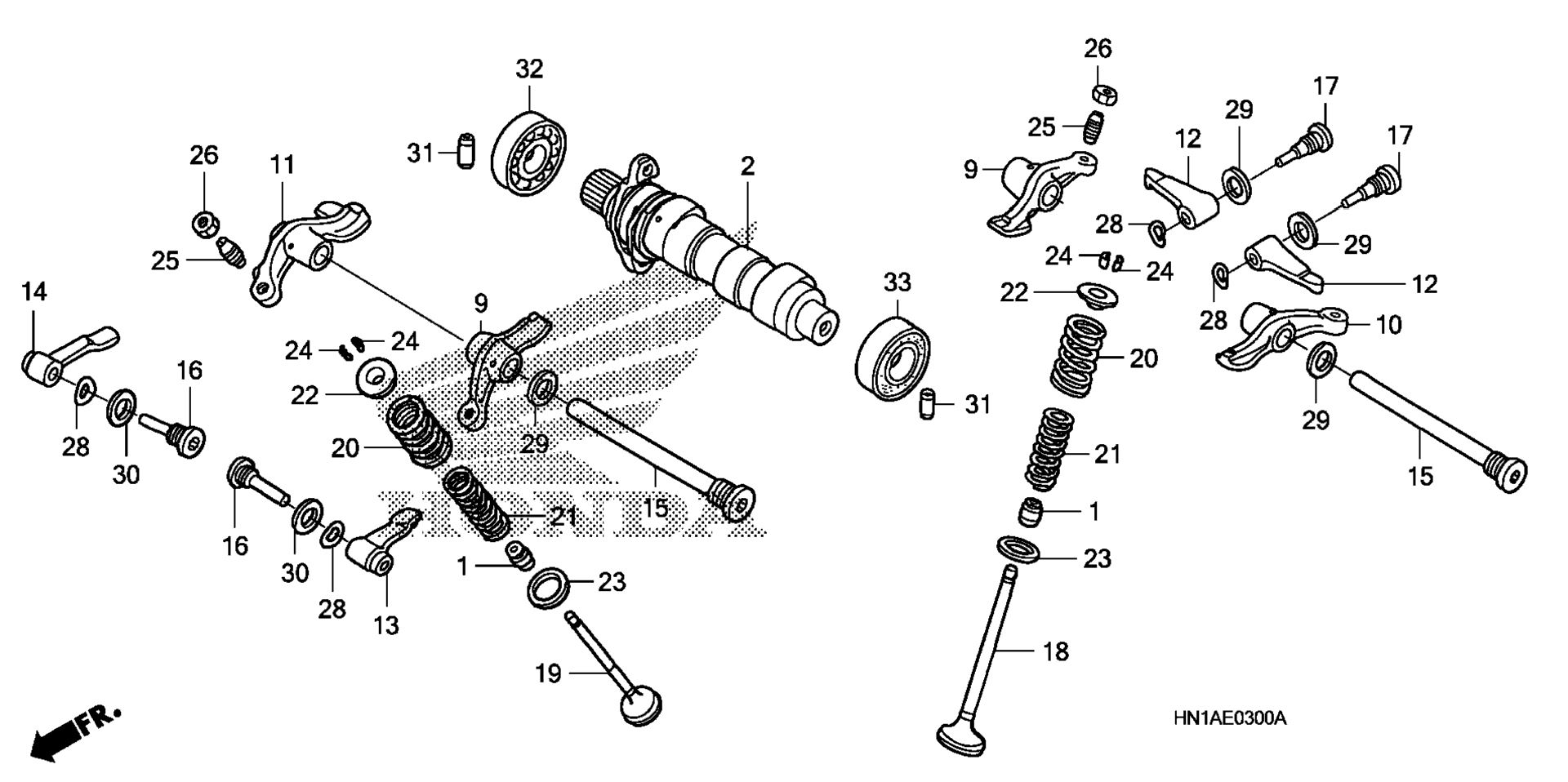CAMSHAFT / клапан
