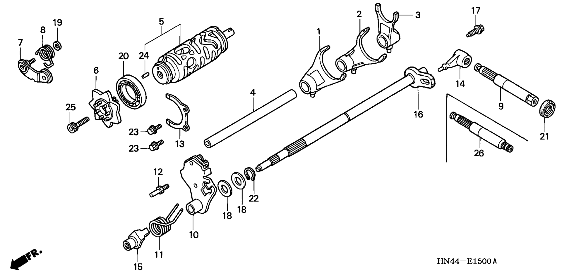GEARSHIFT вилка