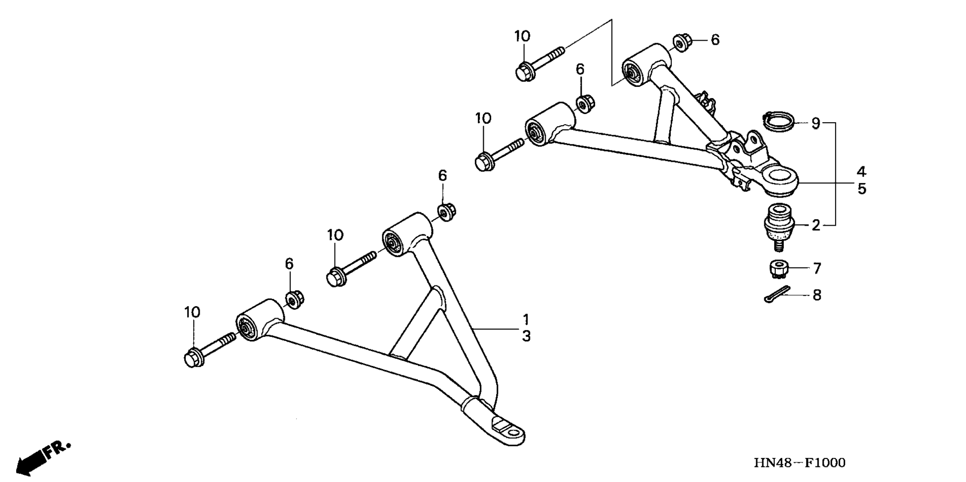 Передняя часть ARM (2WD)