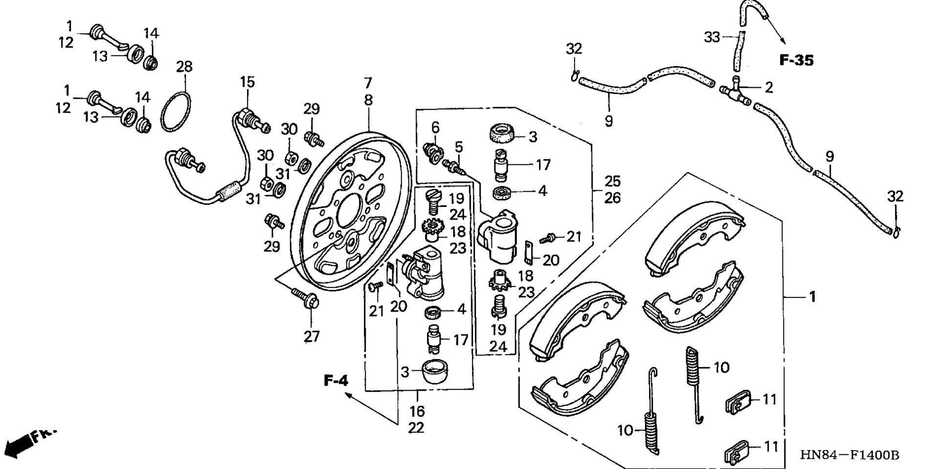 Передняя часть BRAKE PANEL