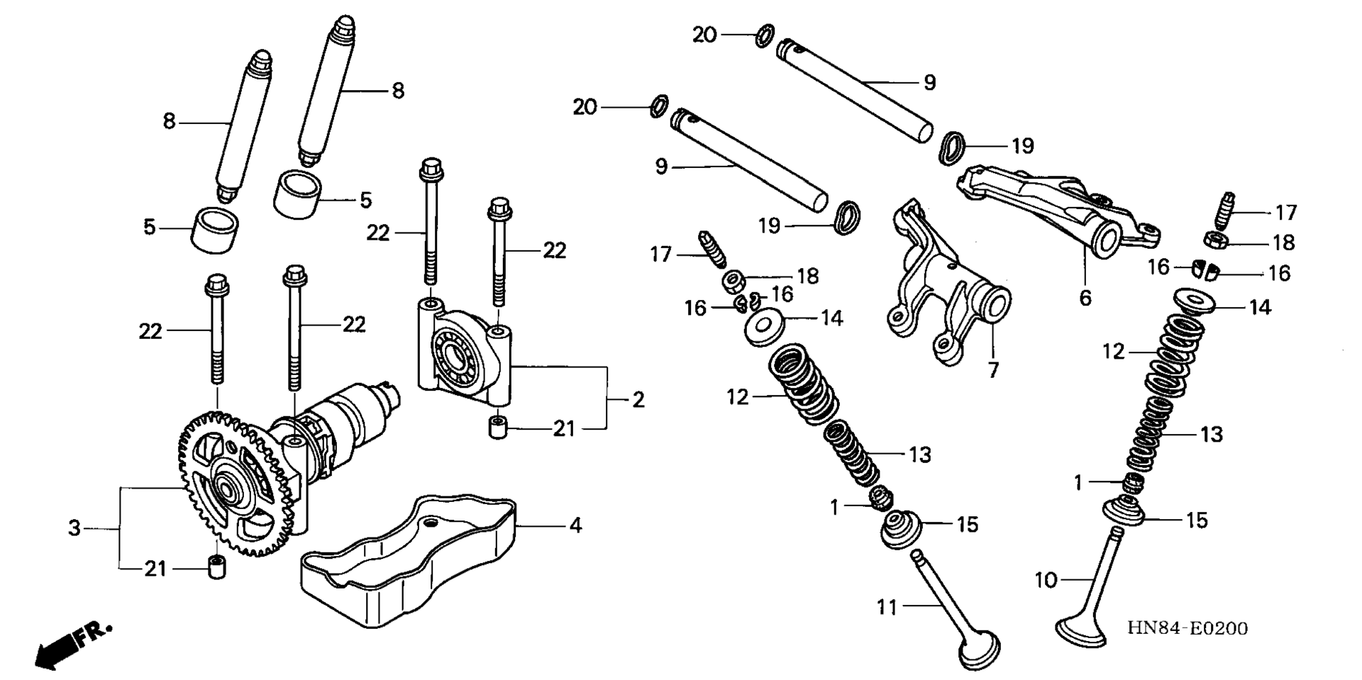 CAMSHAFT / клапан