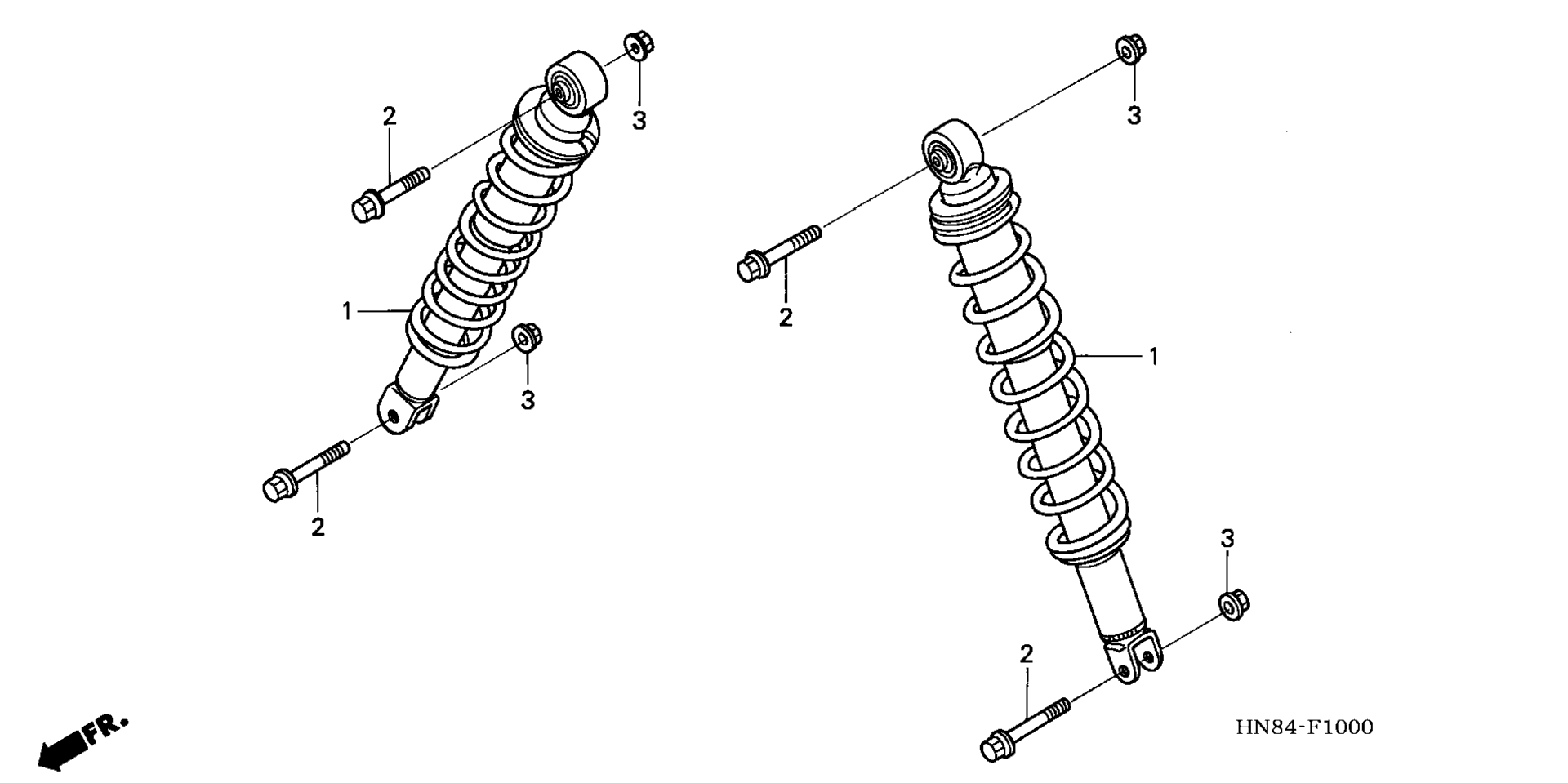 Передняя часть SHOCK ABSORBER