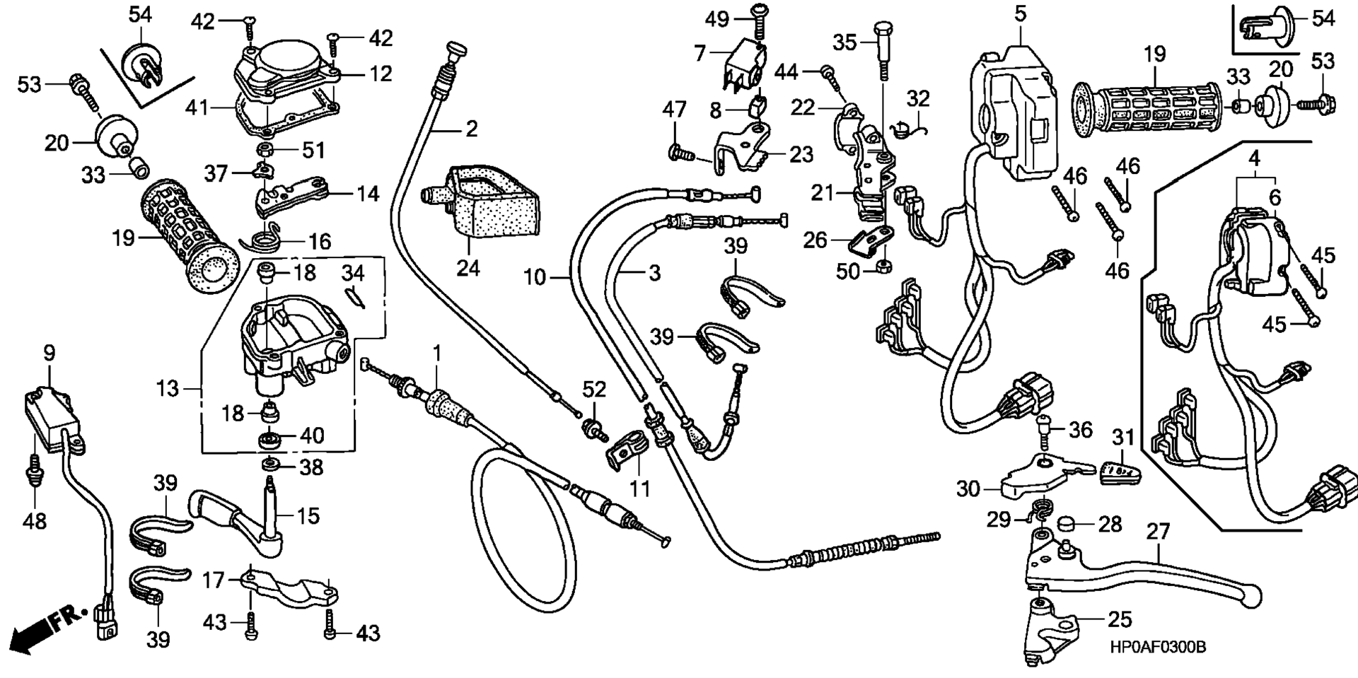ручка LEVERS / SWITCHES / CABLES