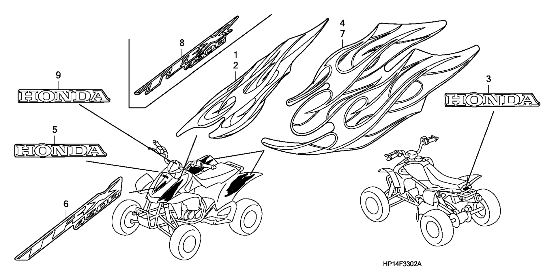 Маркировки ('07-3A,3CM,'08-3A,3CM)