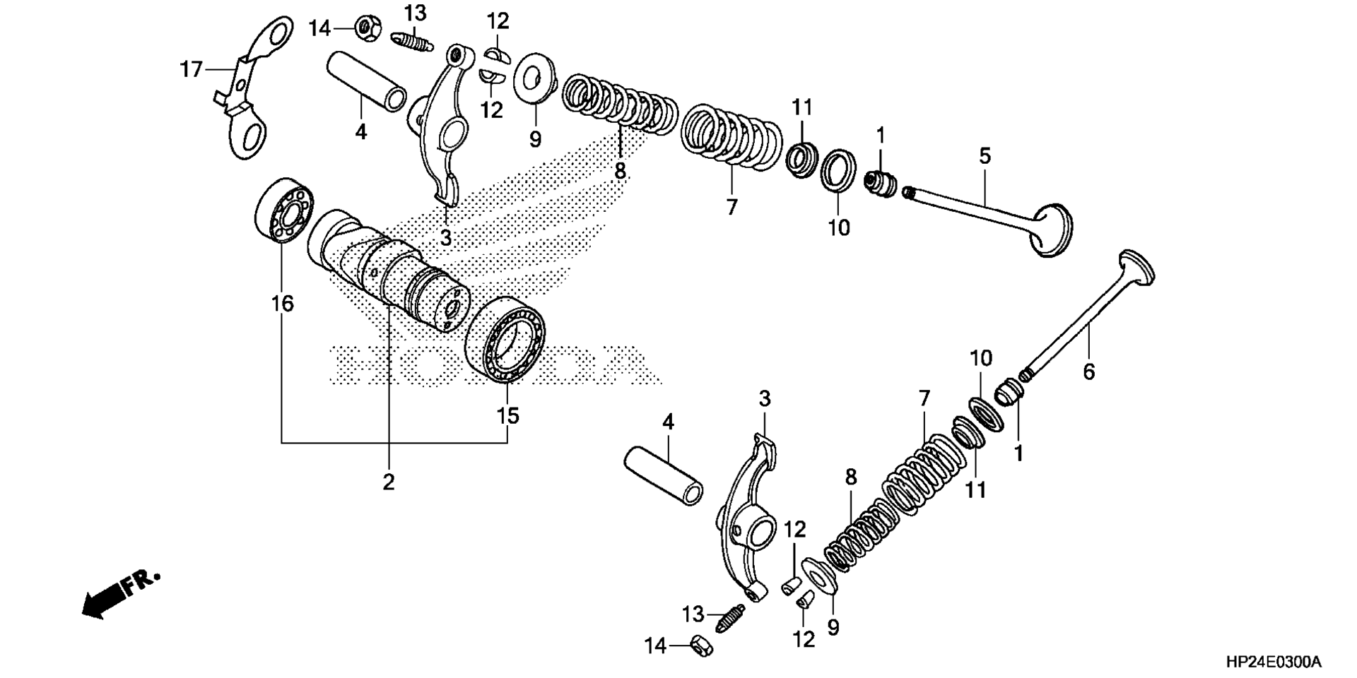 CAMSHAFT / клапан