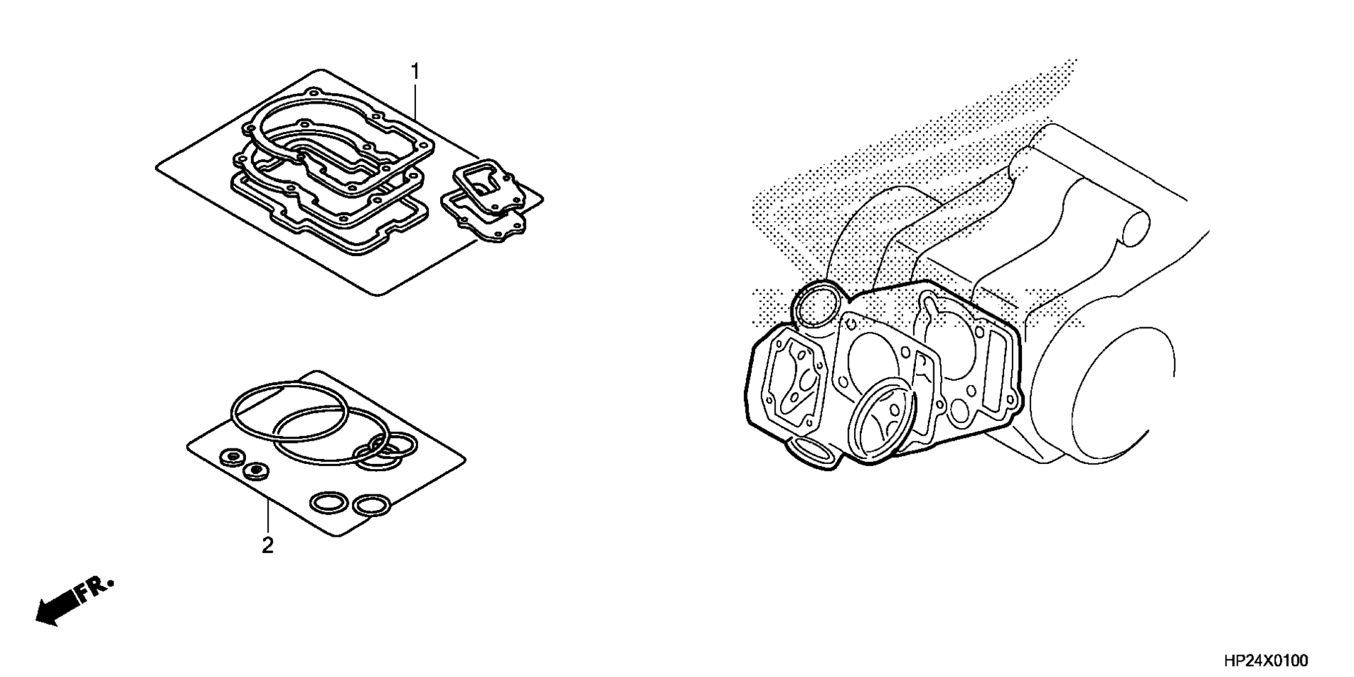 GASKET комплект A