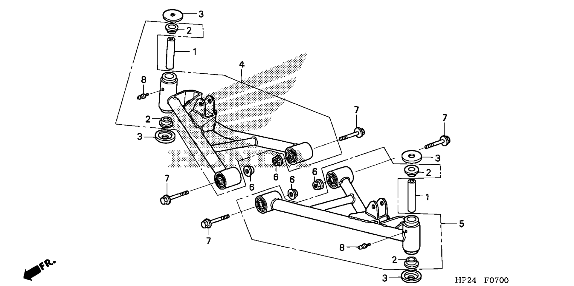 Передняя часть ARM