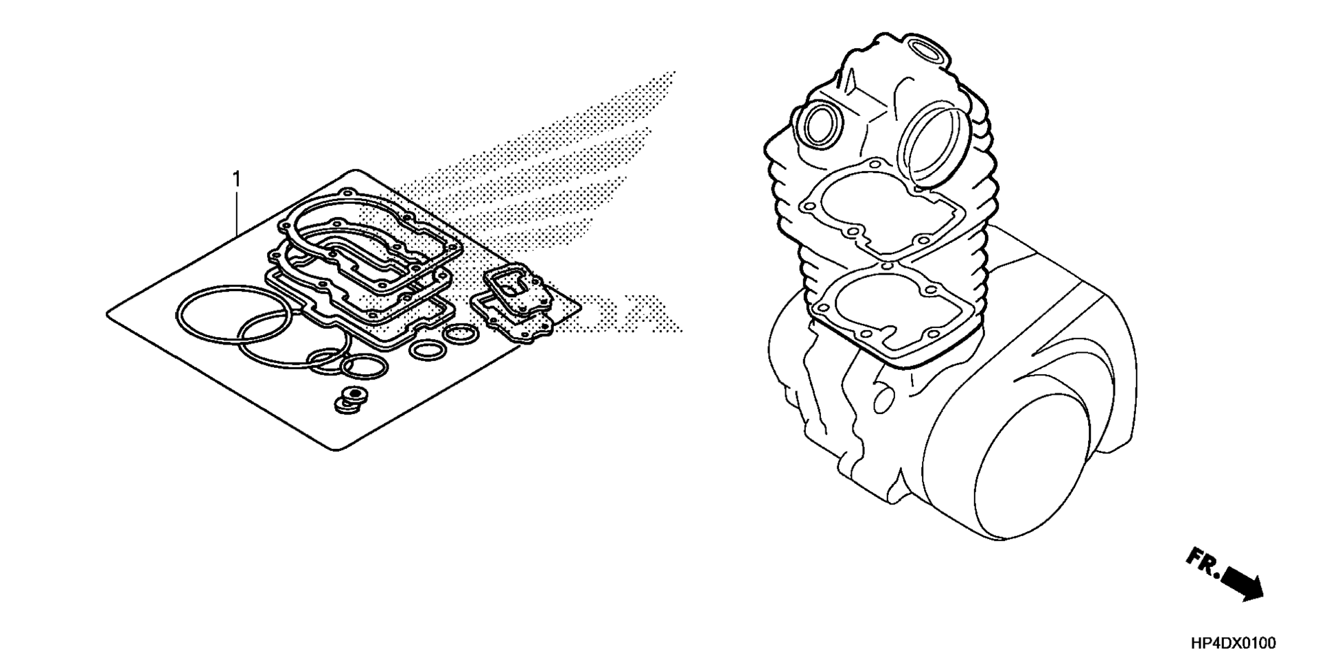 GASKET комплект A