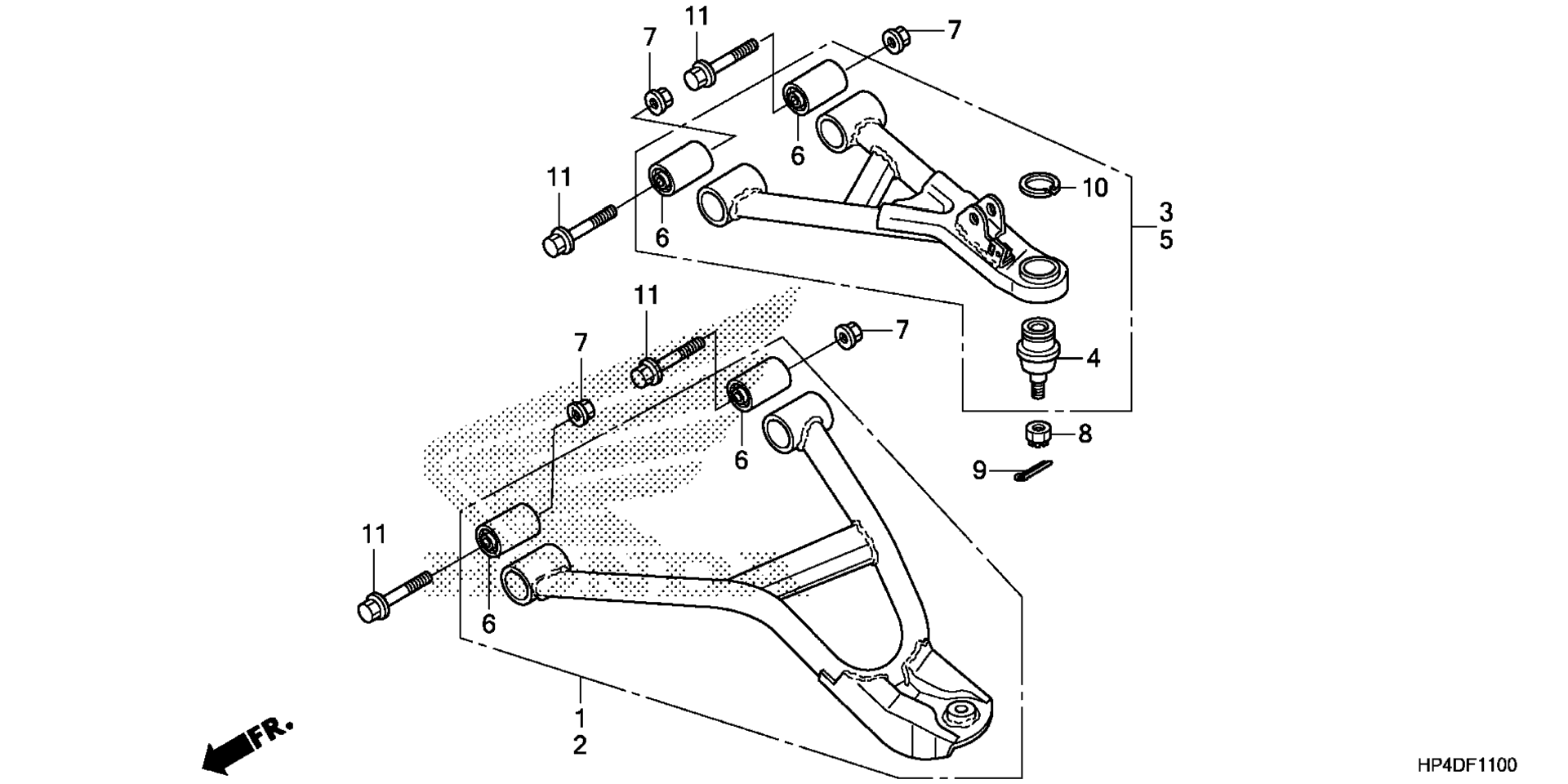 Передняя часть ARM (2WD)