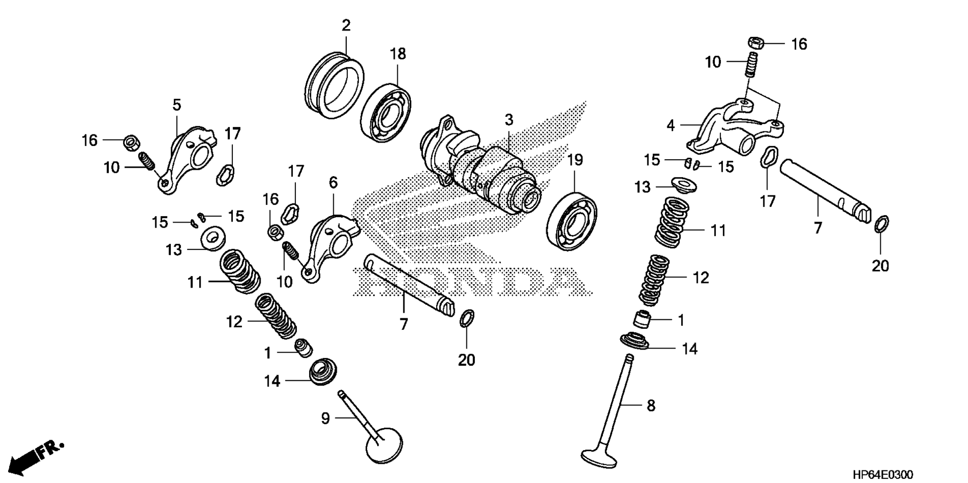 CAMSHAFT / клапан