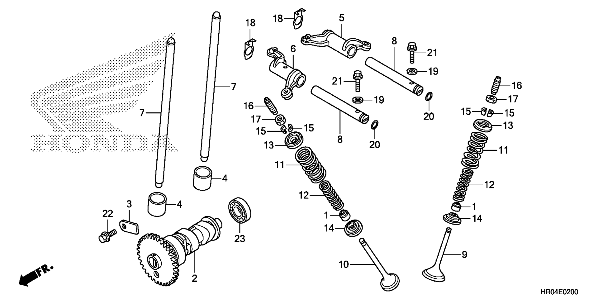CAMSHAFT / клапан
