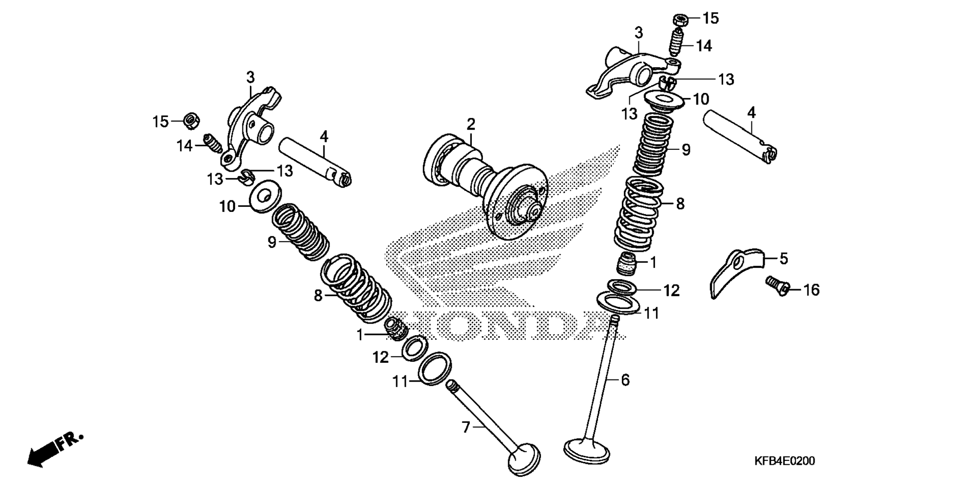CAMSHAFT / клапан