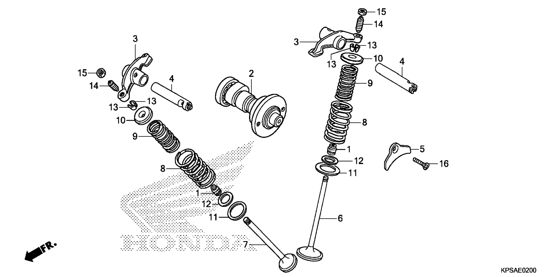 CAMSHAFT / клапан