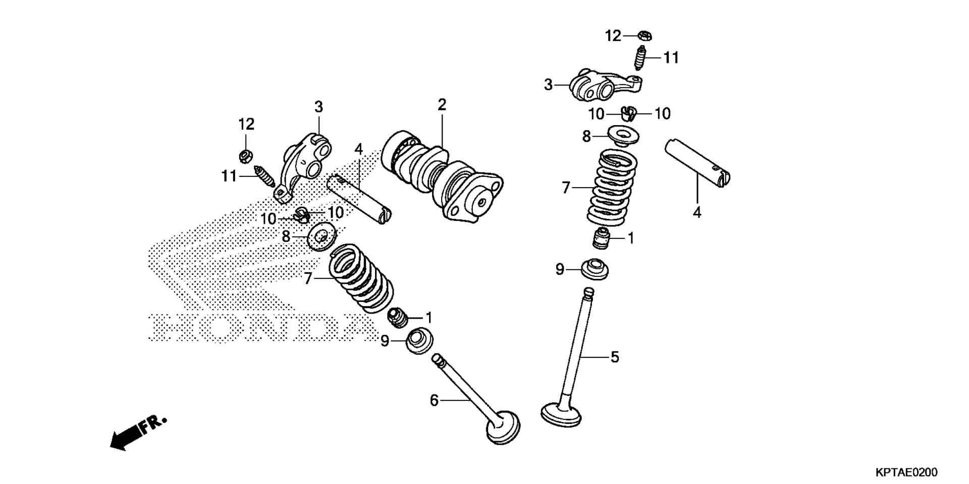 CAMSHAFT / клапан