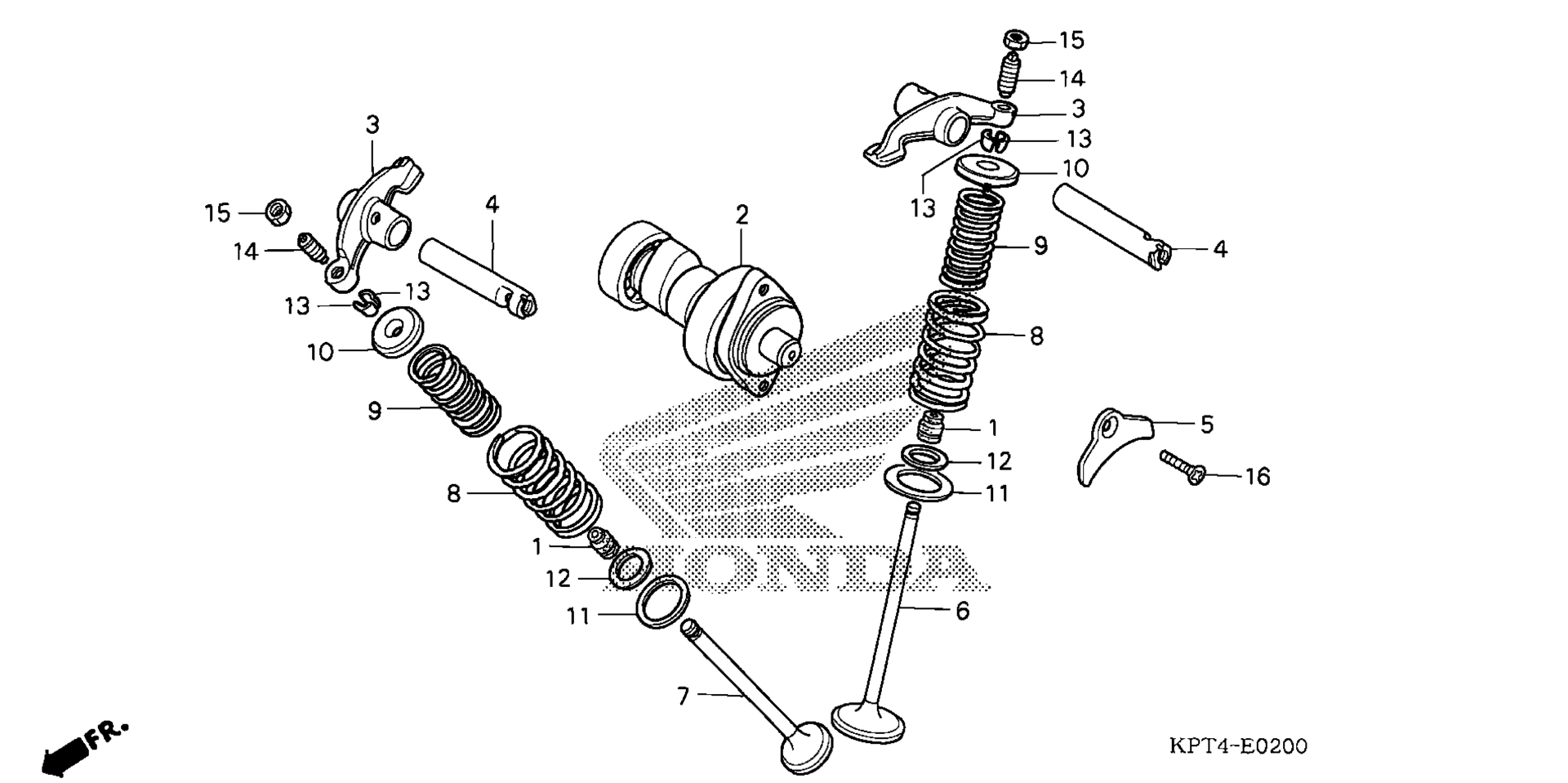 CAMSHAFT / клапан (1)