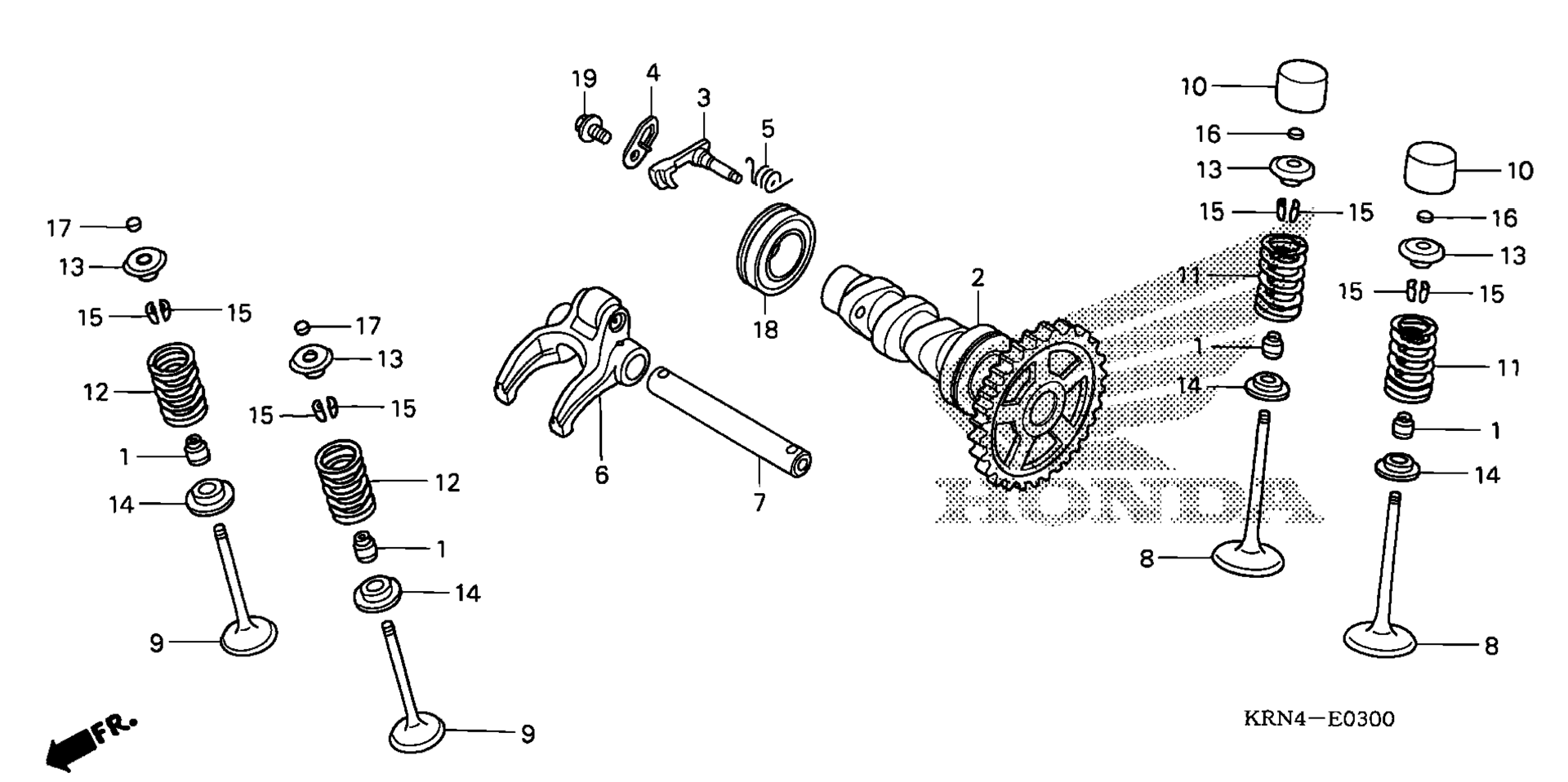 CAMSHAFT / клапан