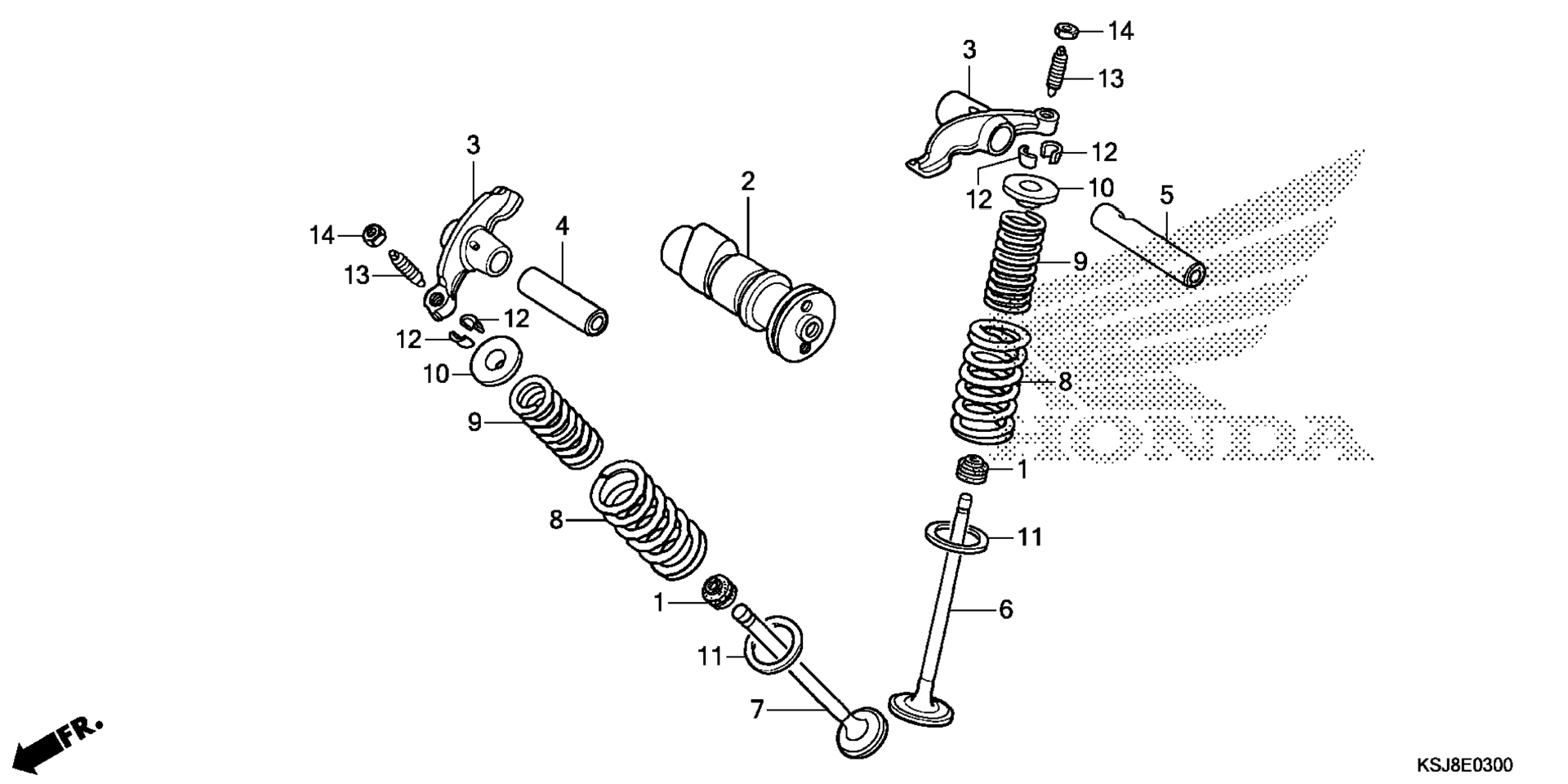 CAMSHAFT / клапан