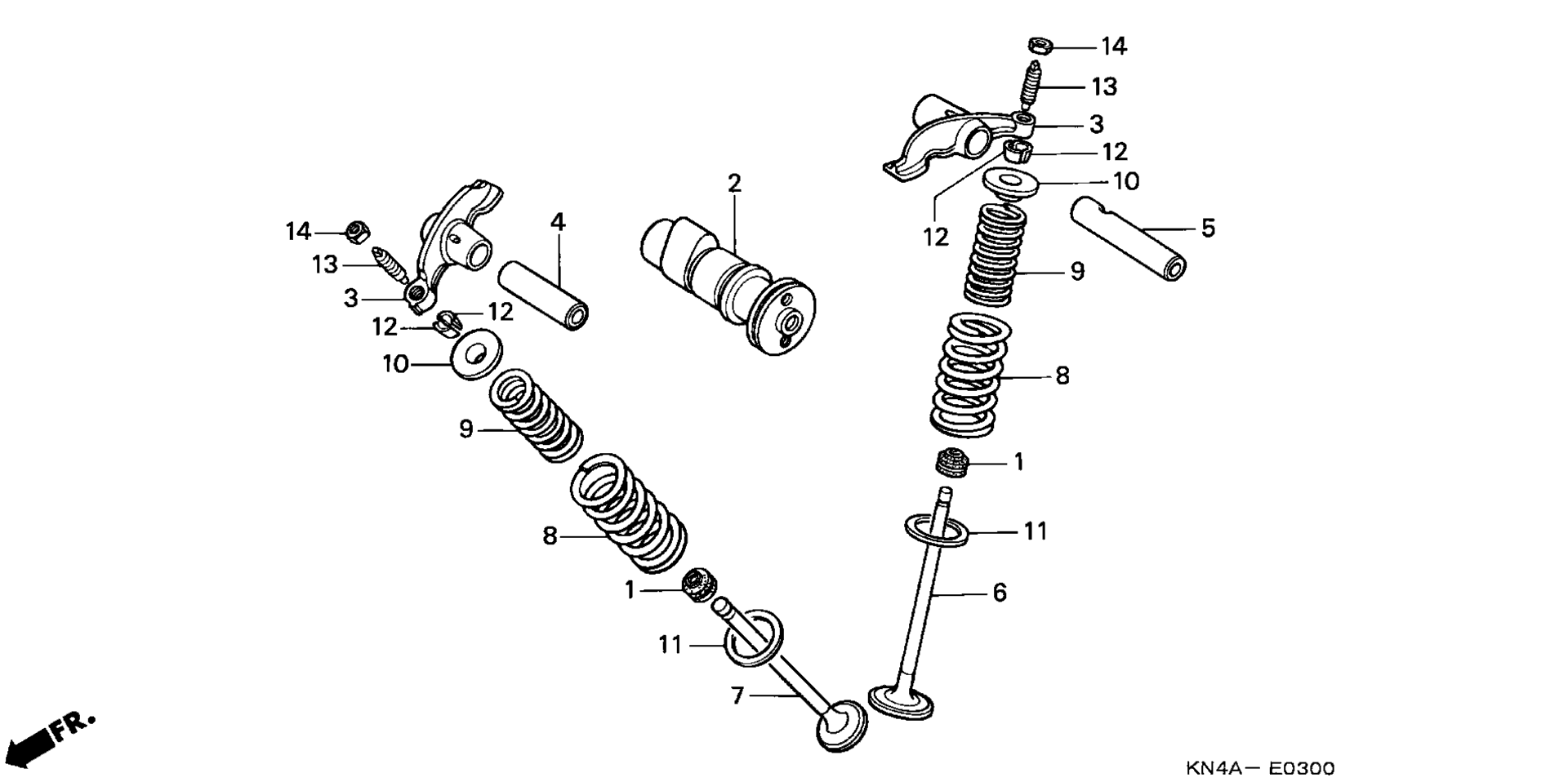 CAMSHAFT / клапан