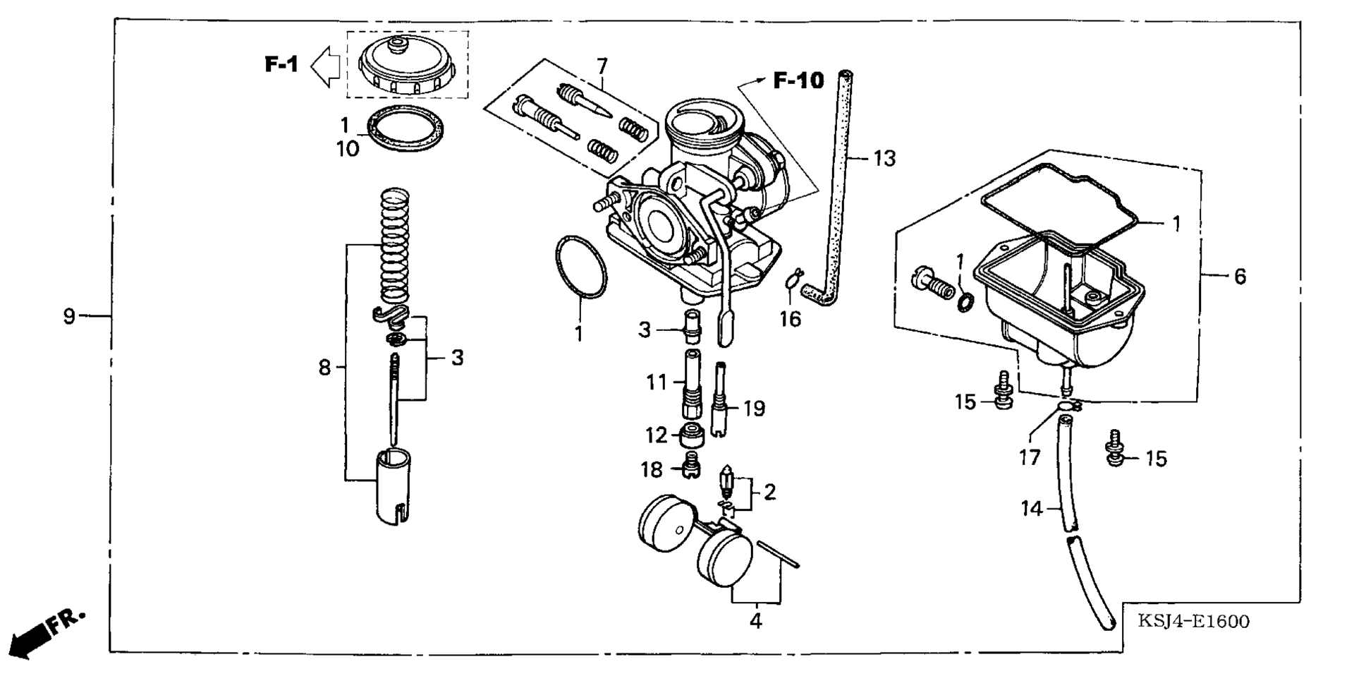 Карбюратор (CRF80F)