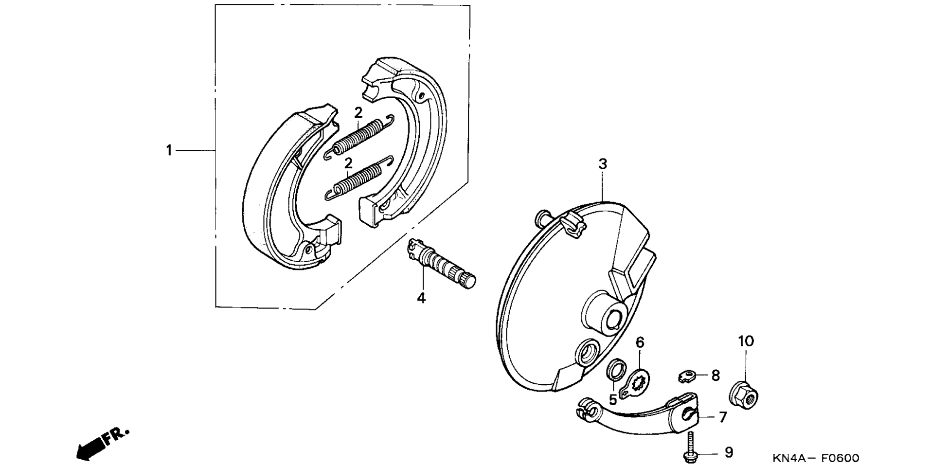 Передняя часть BRAKE PANEL