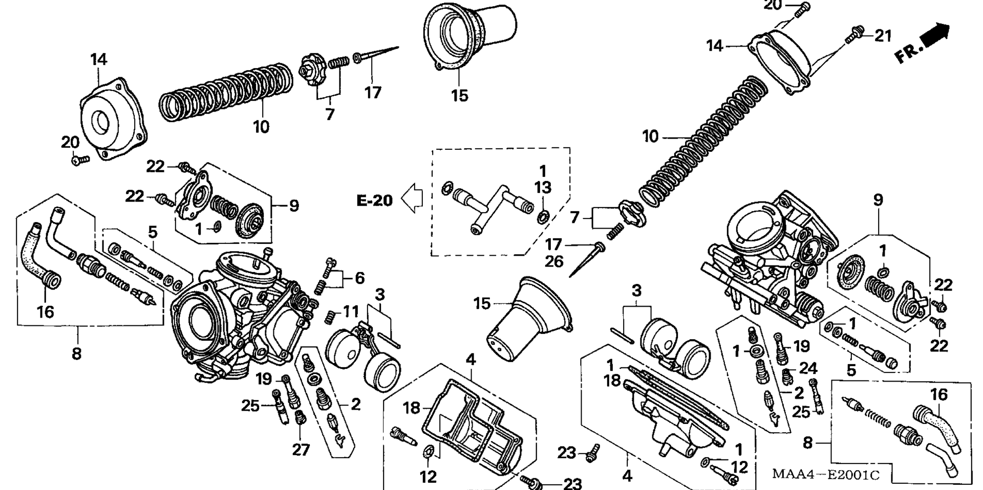 Карбюратор COMPONENTS