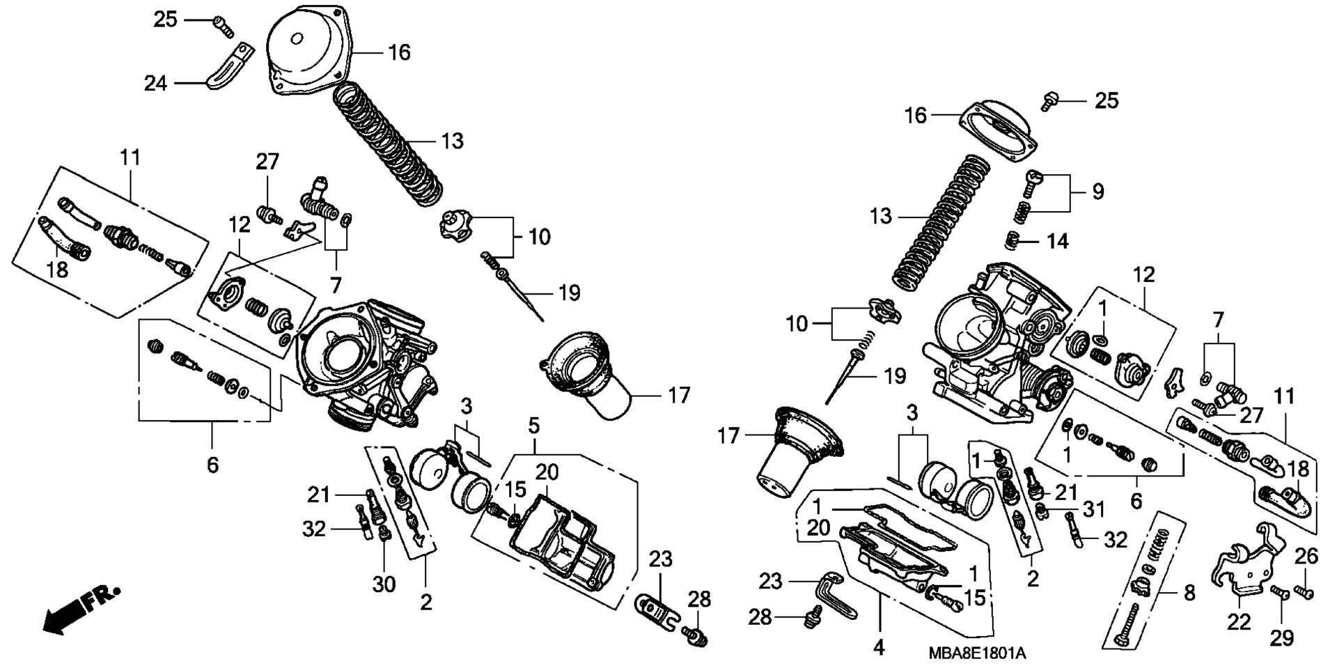 Карбюратор (COMPONENT PARTS)