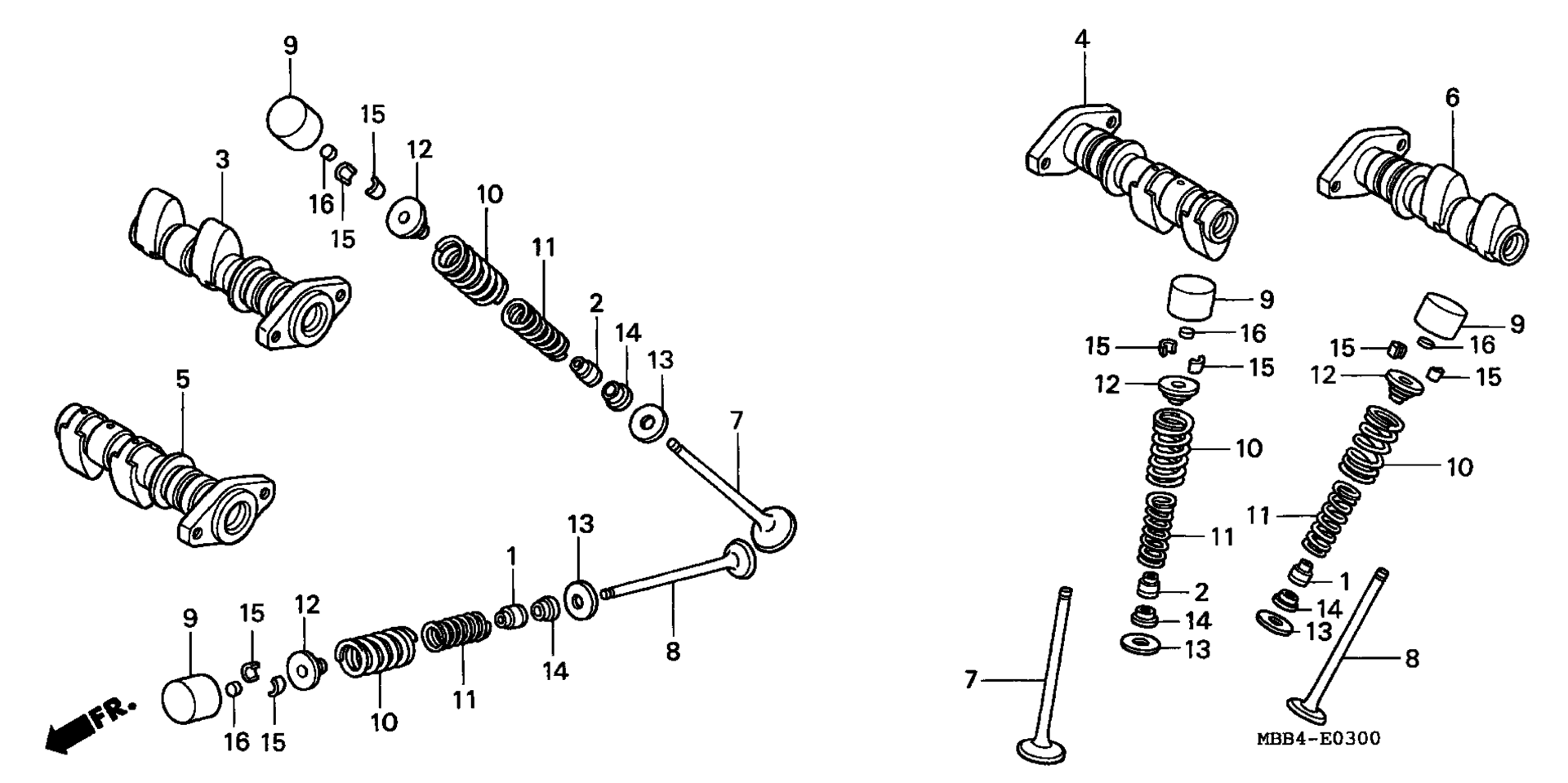 CAMSHAFT / клапан