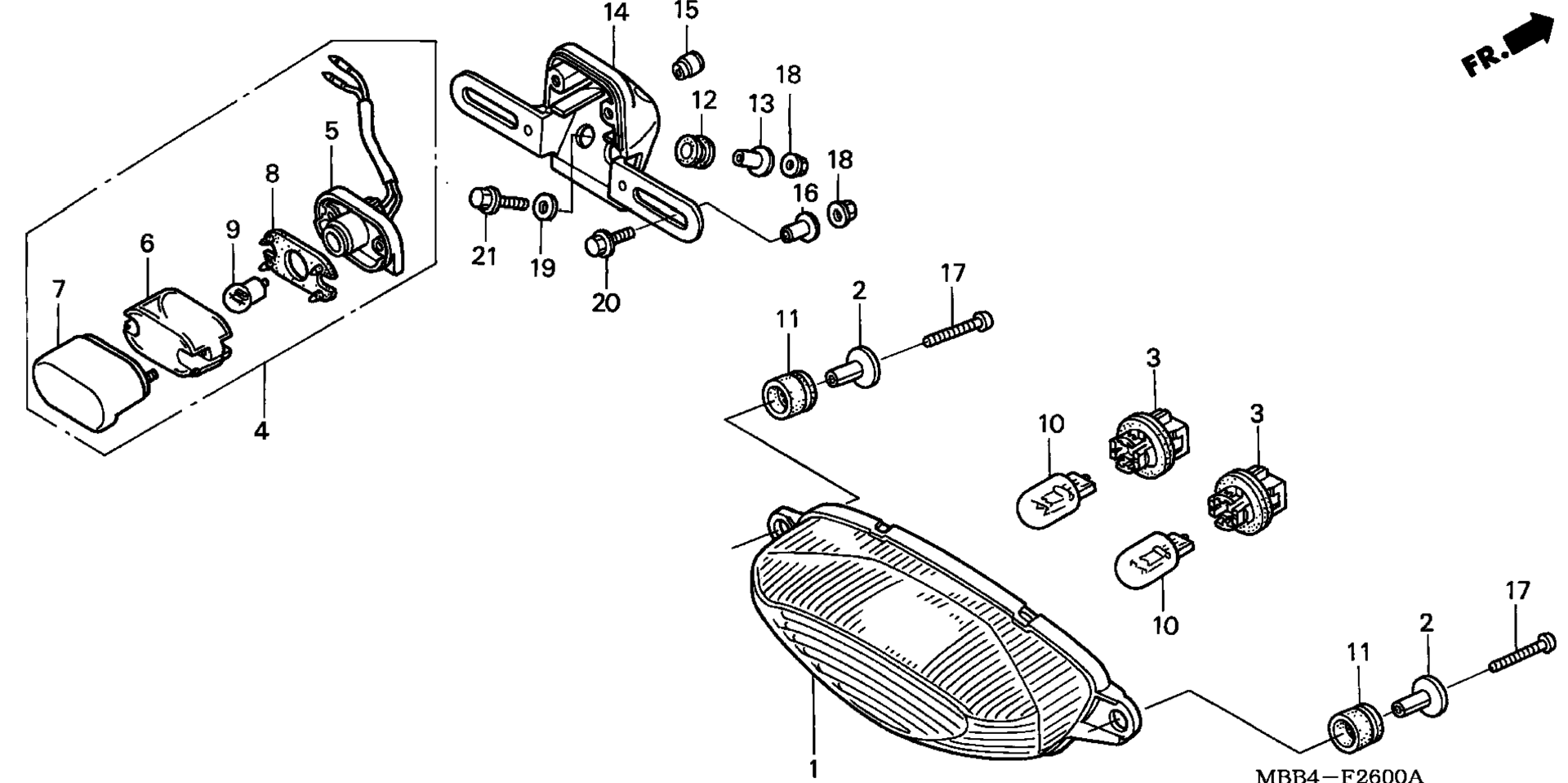 Задний фонарь