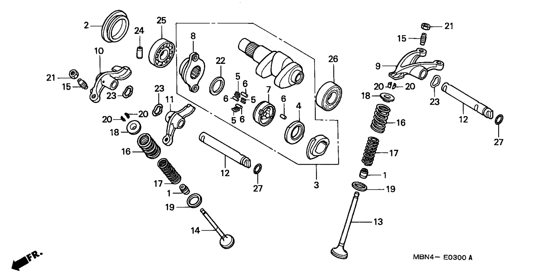 CAMSHAFT / клапан
