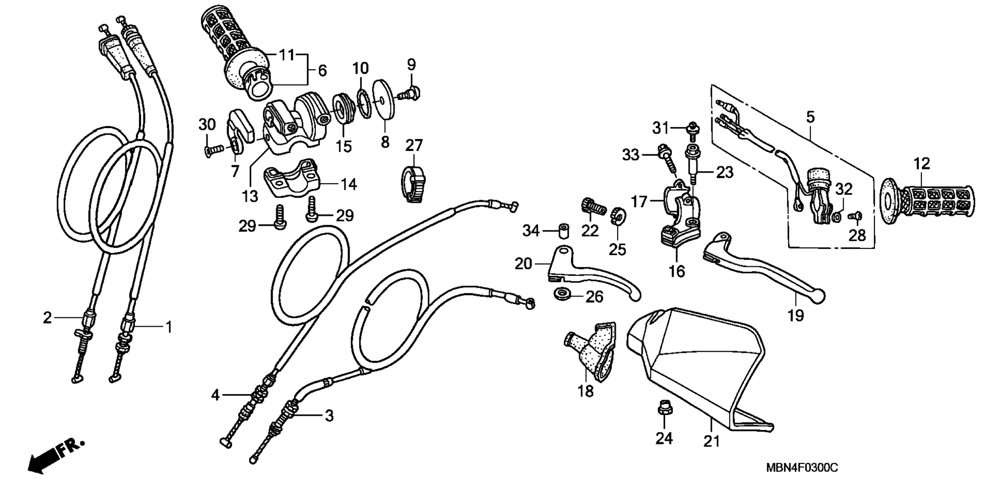 Рычаг / Переключатель / Тросик